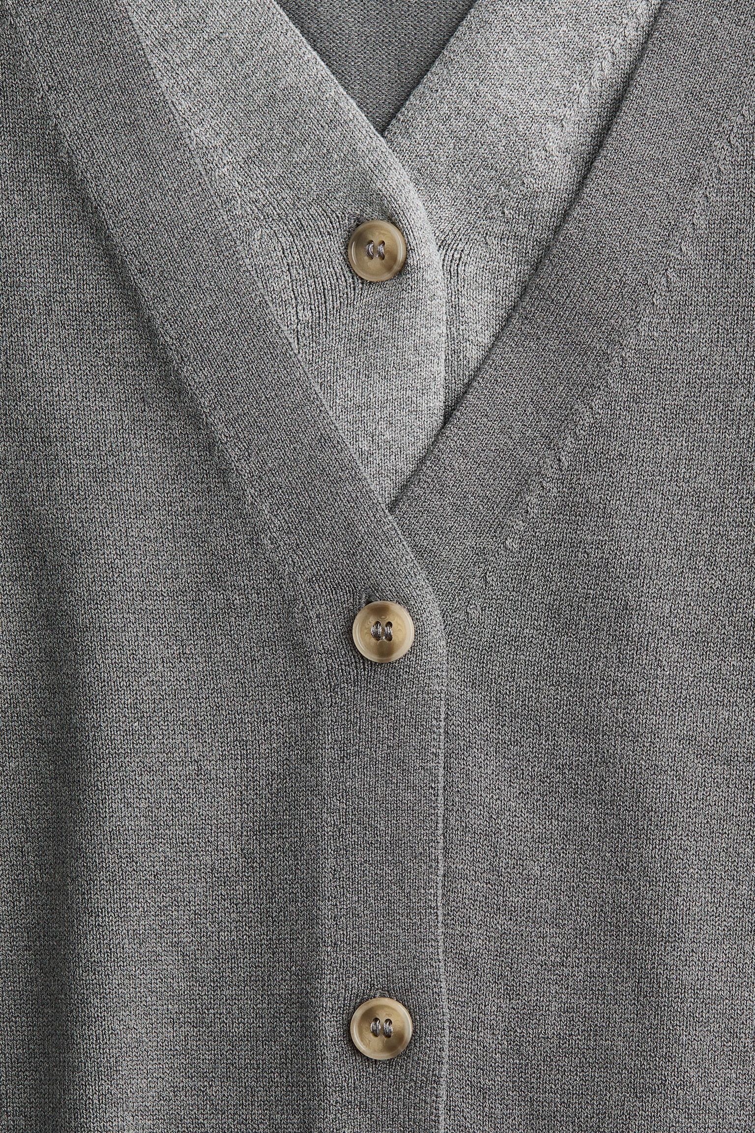 레이어드 가디건 - 그레이/라이트 그레이/베이지/라이트 베이지 - 4