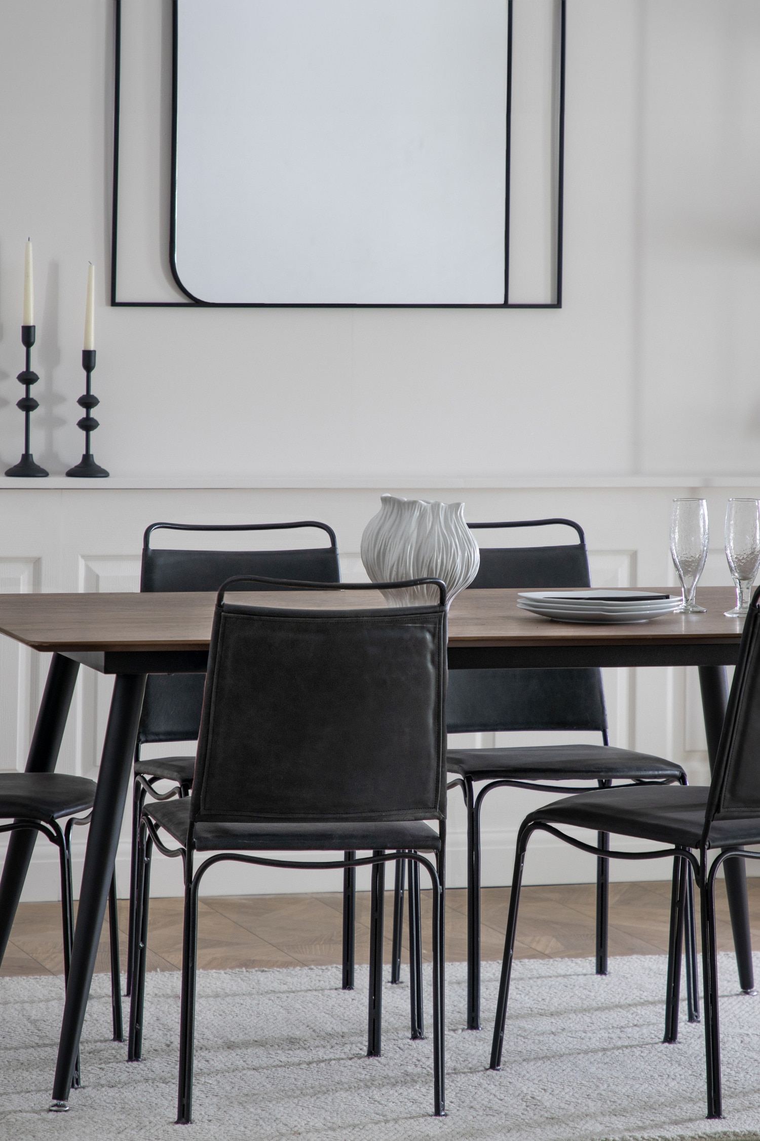 Wood Veneer Dining Table