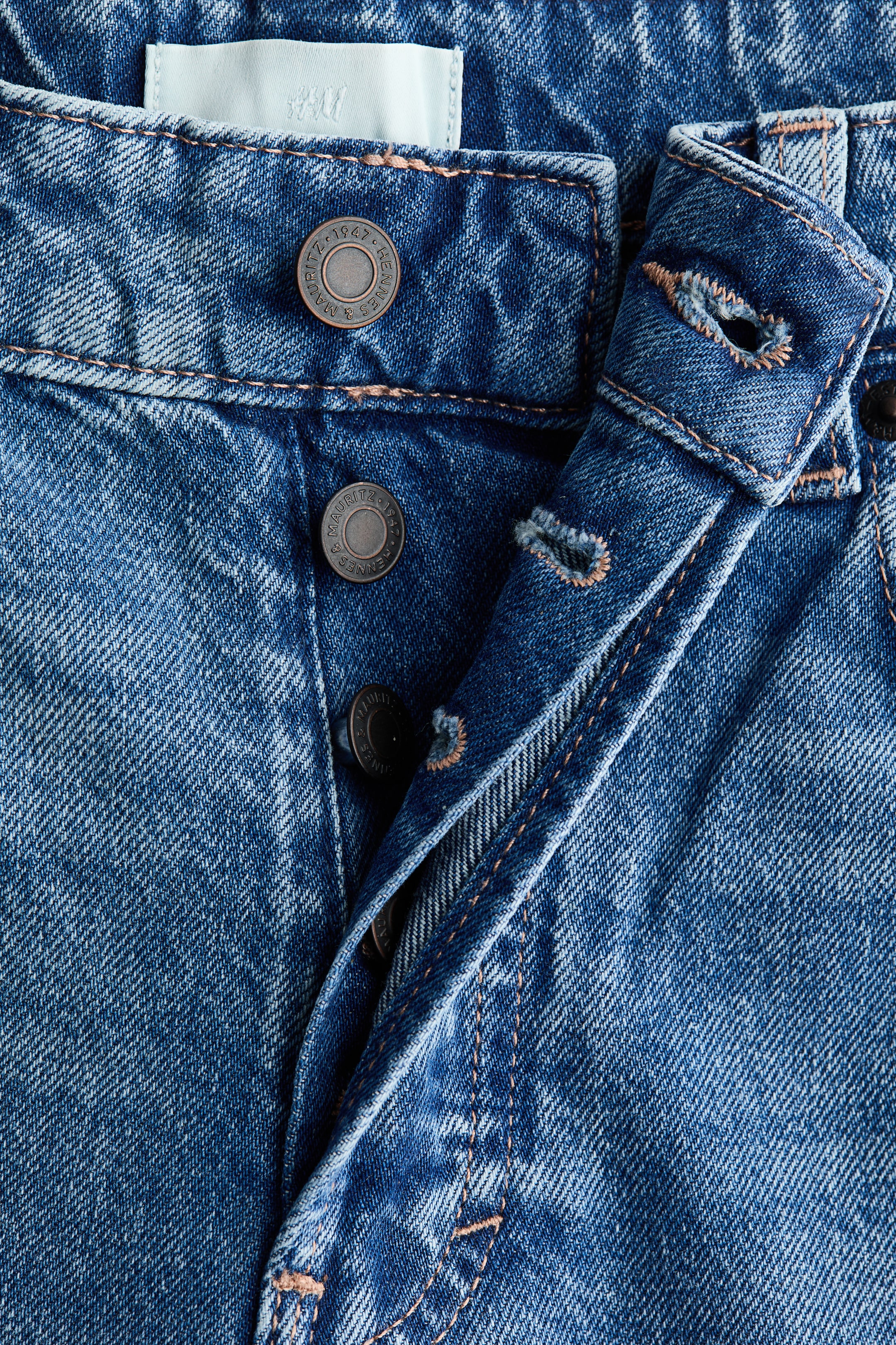 Ver imagen más grande: Wide Regular Jeans - Azul denim - MUJER | H&M ES 3