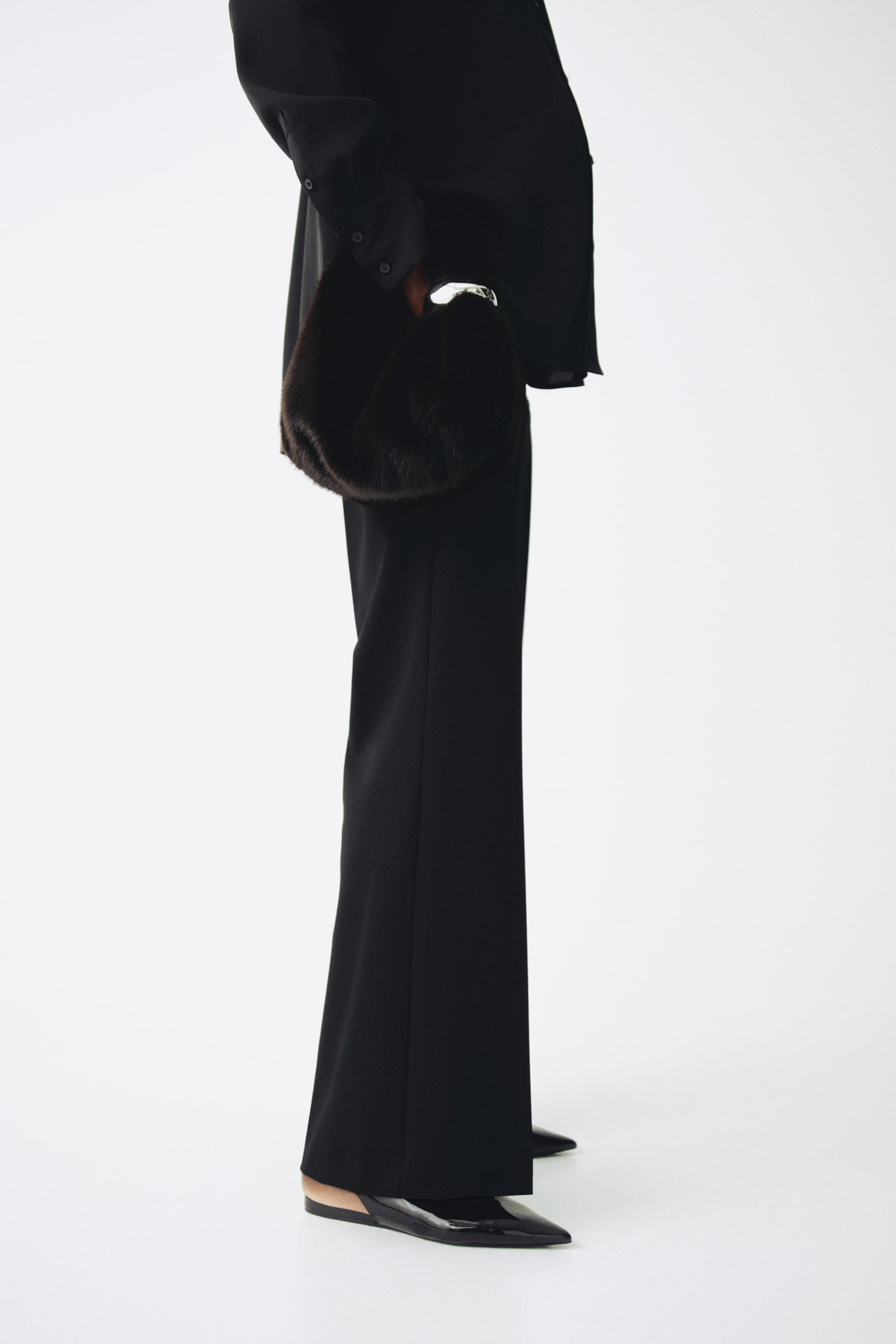 MAMA Bootcut trousers - Black - 6