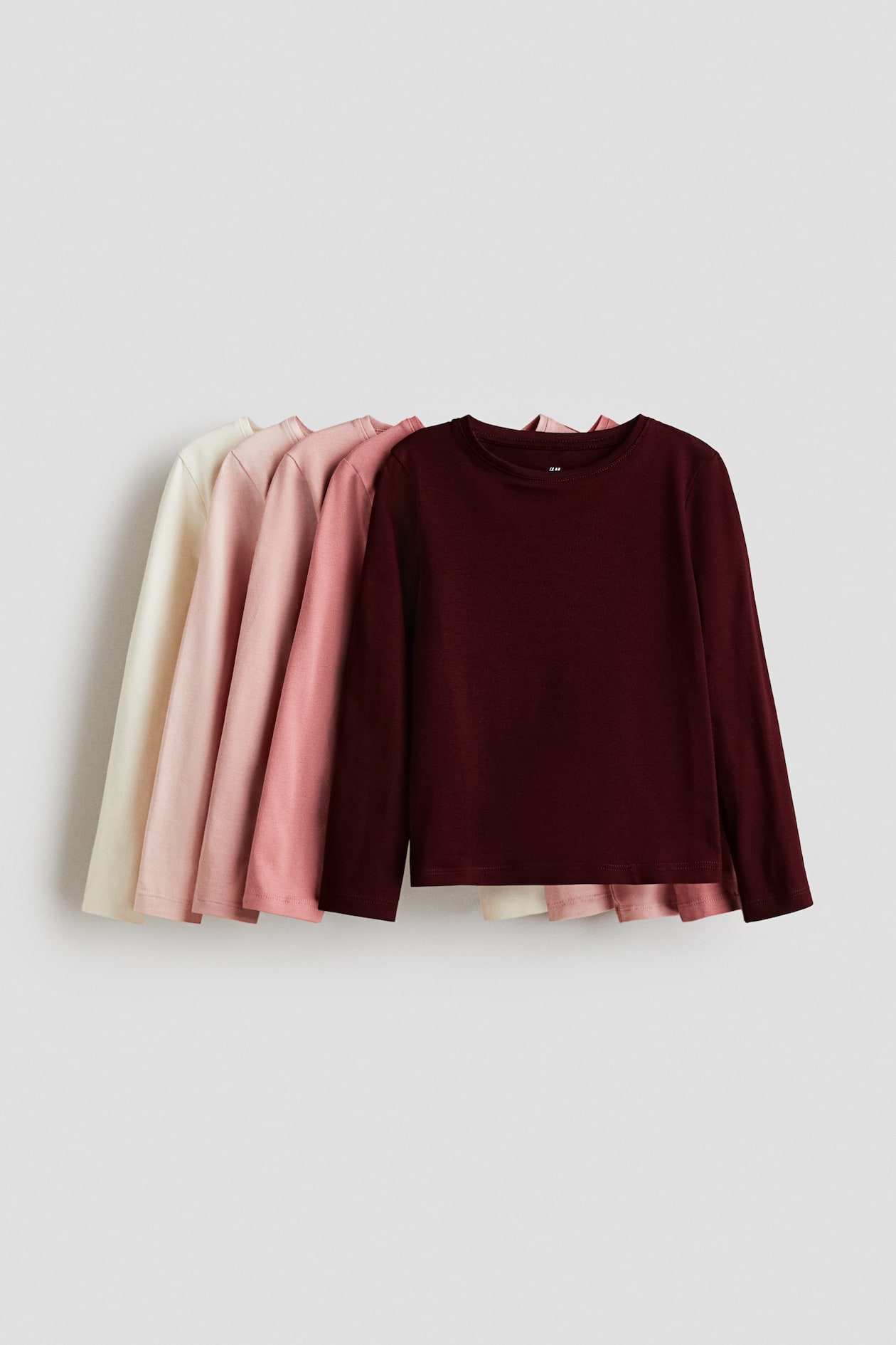 5-pack topp i trikot - Mørk rød/Rosa - Kids | H&M NO