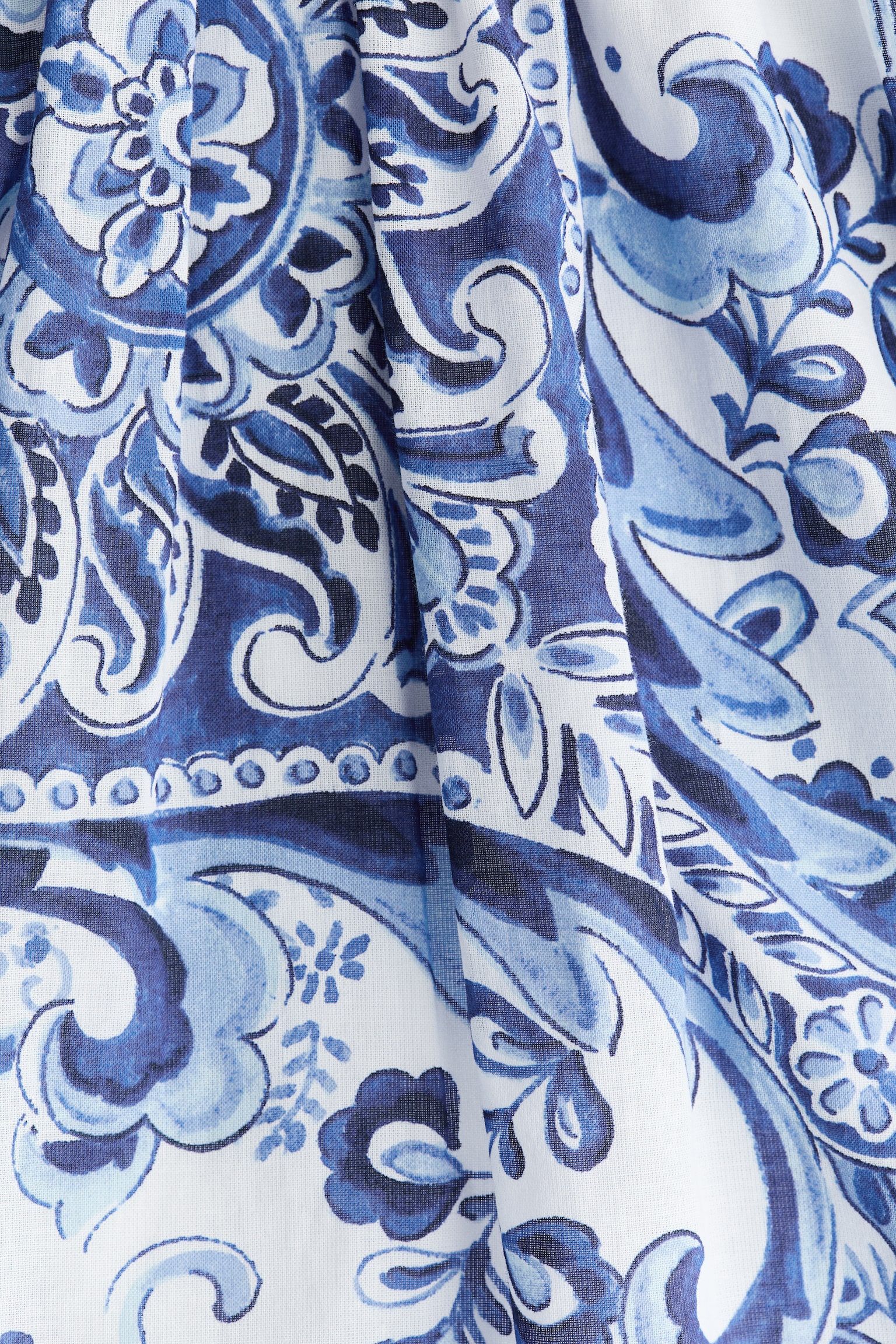 Женская юбка H&M Printed Maxi, цвет: Синий — фото 5