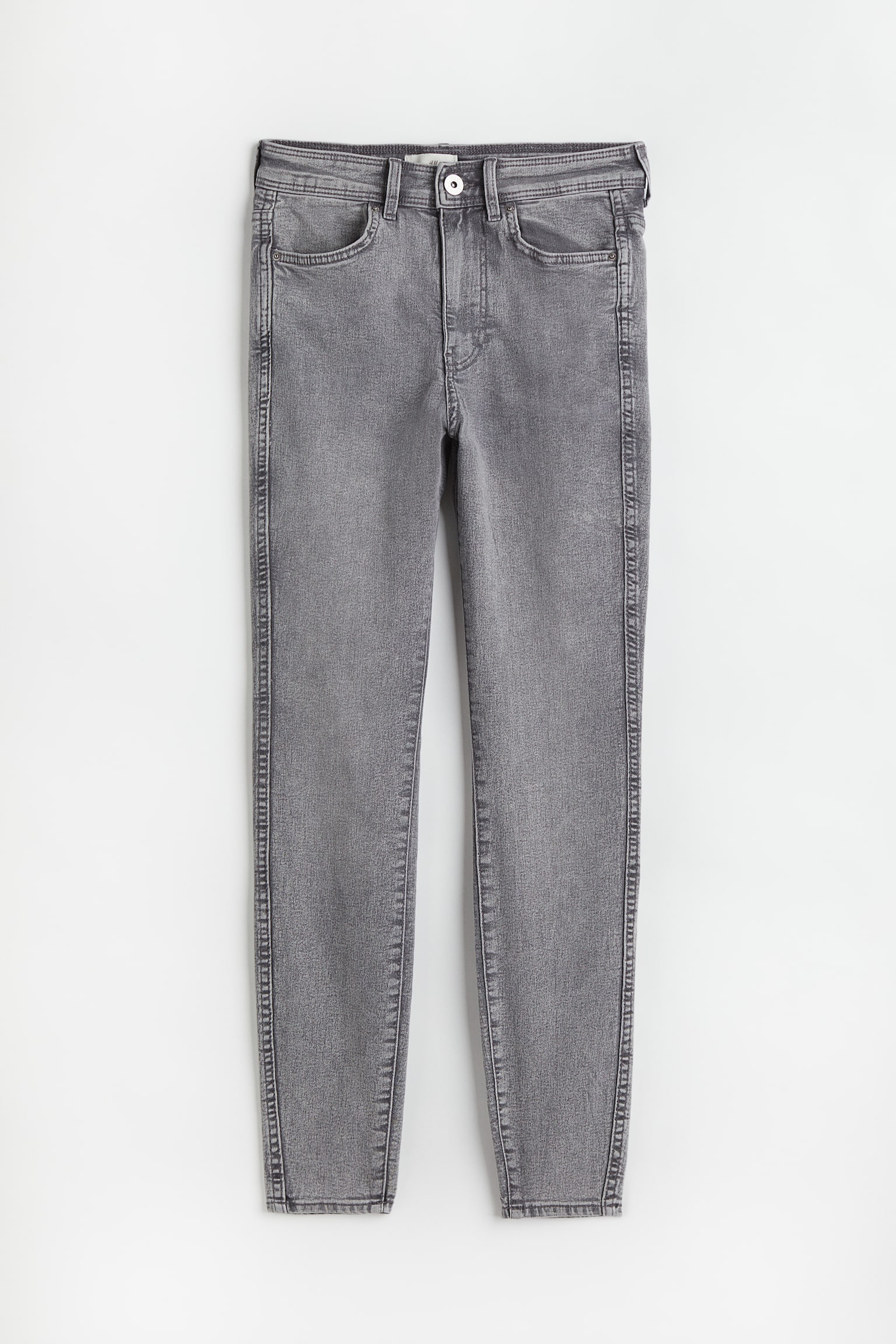 Skinny High Jeggings - Grey - 1