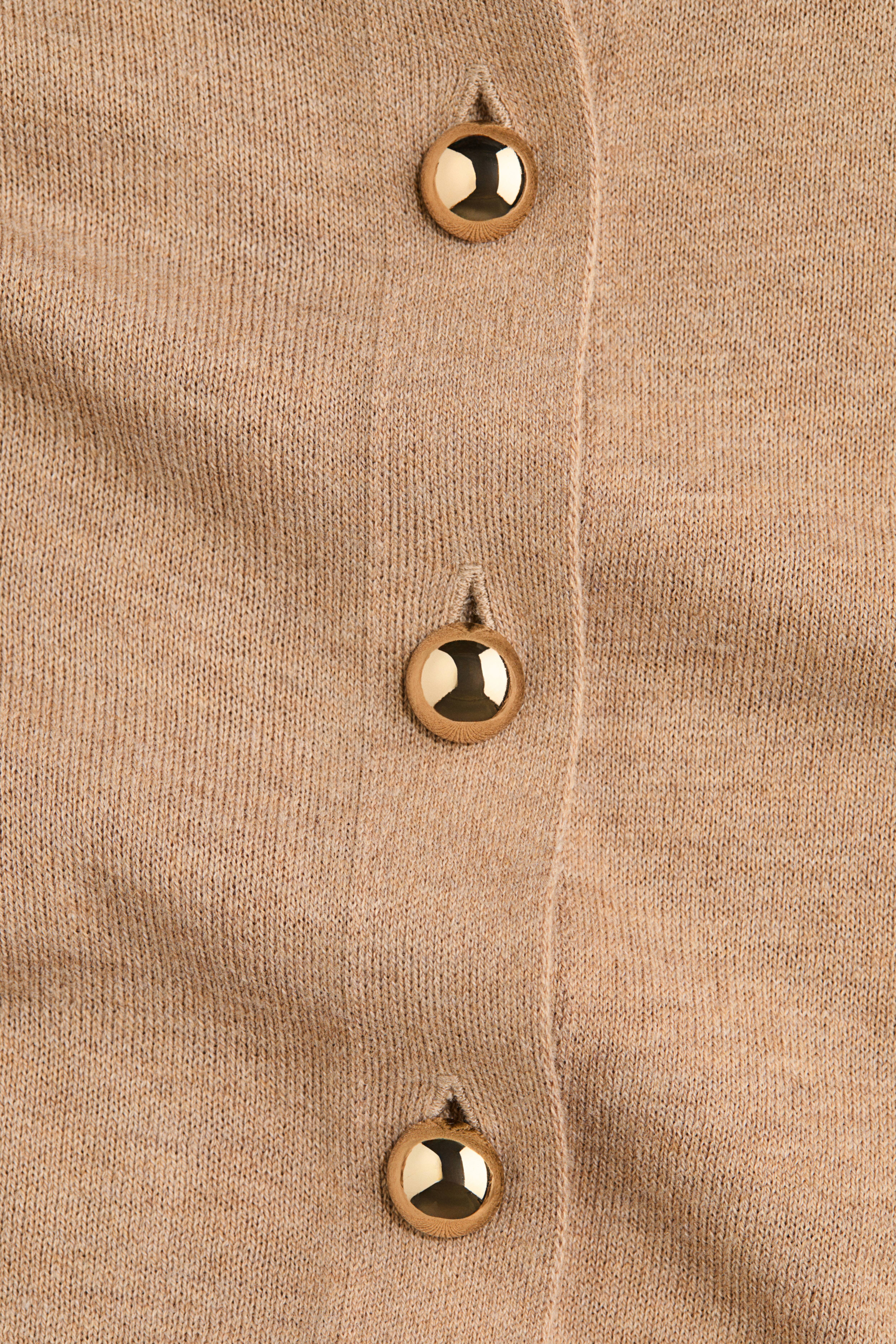 Mock Turtleneck Cardigan