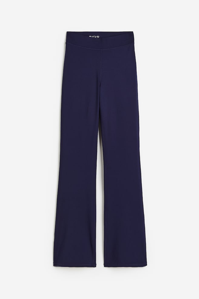 DryMove™ Flared sports trousers - Dark blue