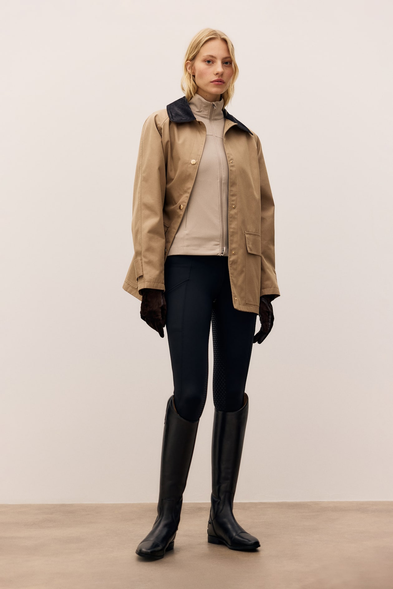 Stivali Da Equitazione HKM Granada - In Vera Pelle, Tacco In Gomma Antiscivolo, Taglia 36 Nero - Foto 14