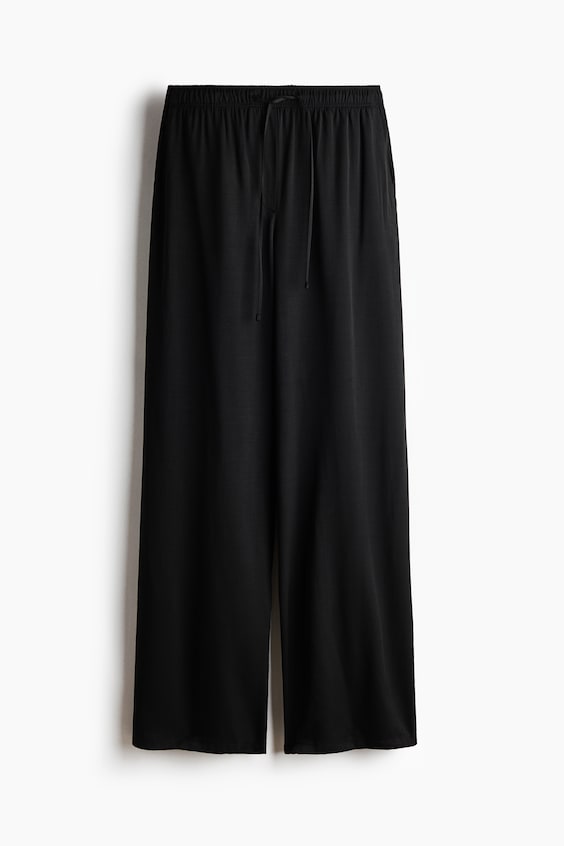 Женские брюки H&M Wide-Leg Drawstring Pants