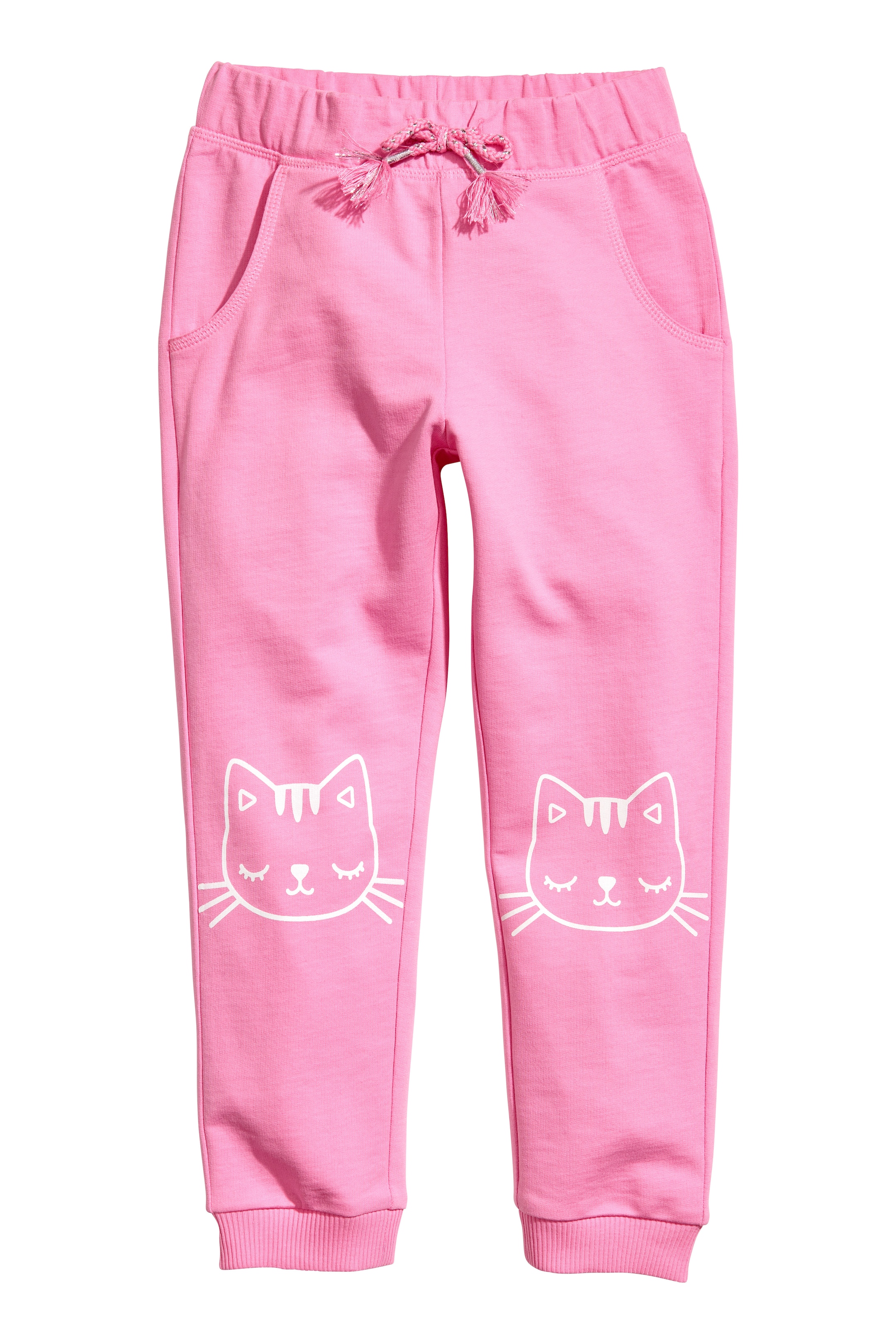 View larger image: Sweatpants - Pink/Cats - Kids | H&M GB 1