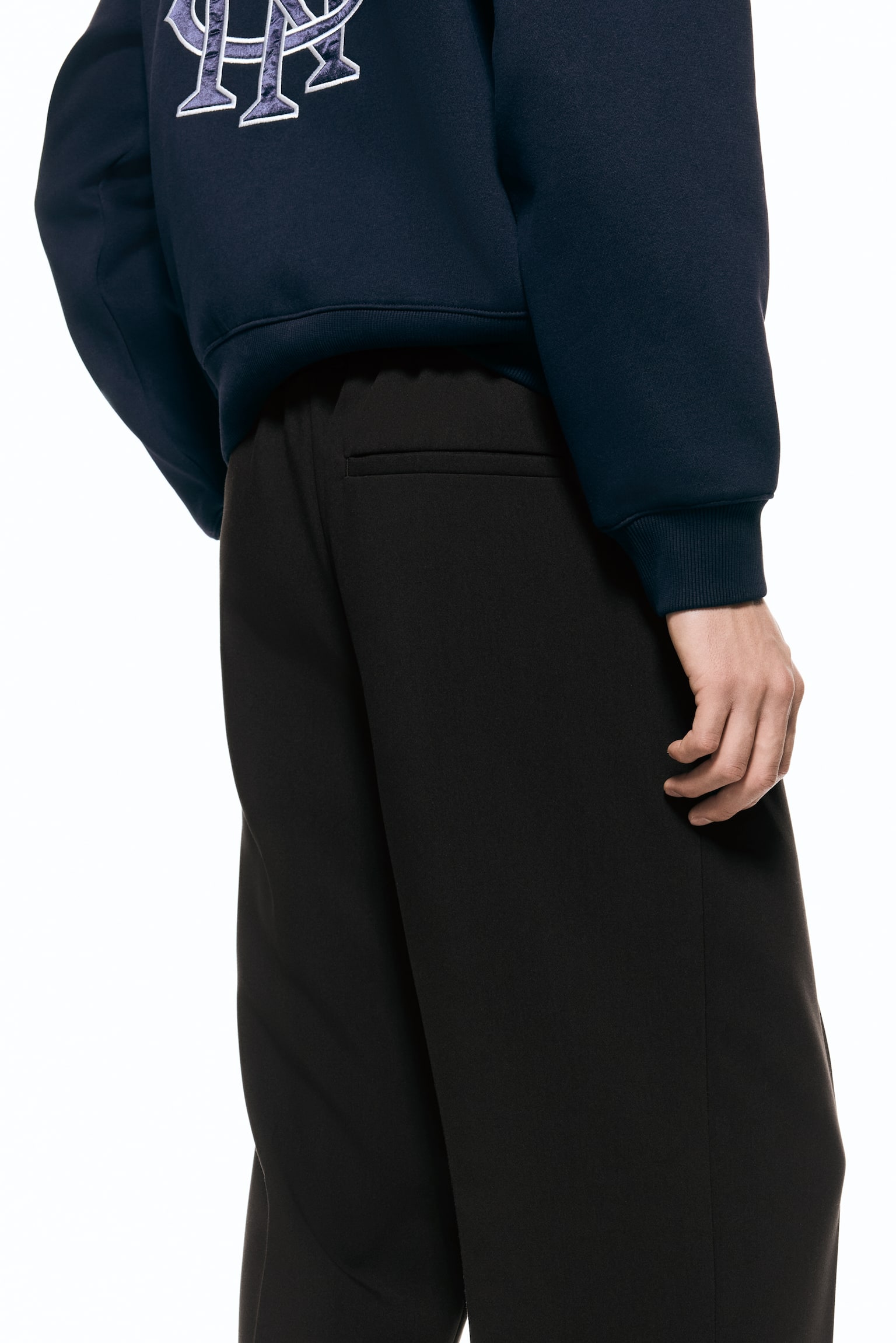 Byxa Relaxed Fit - Mörkbrun/Svart/Mörkgrå/Beigemelerad - 3