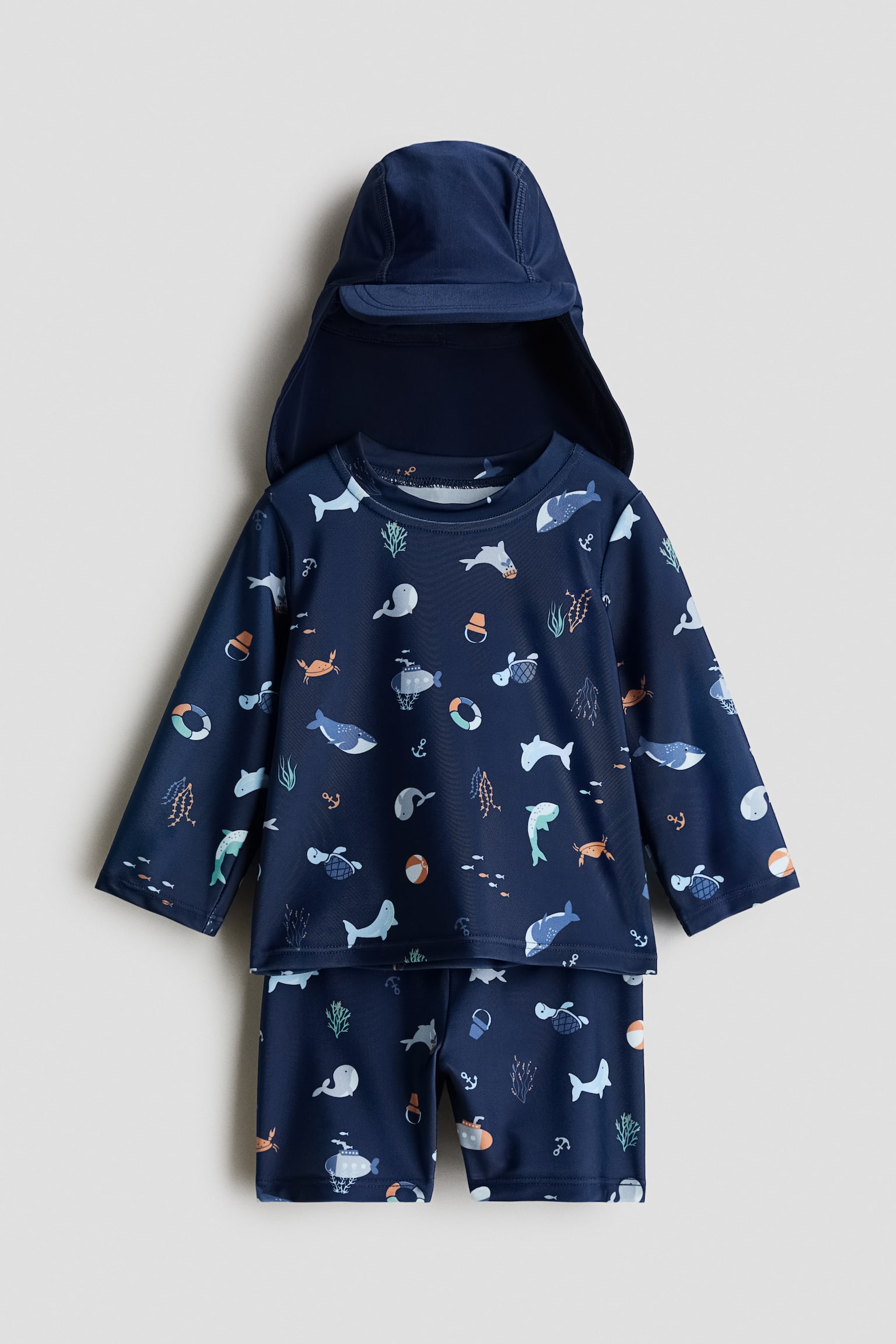 Ensemble de protection solaire UPF 50 - Bleu marine/vie marine/Vert clair/léopard/Light pink/Strawberries