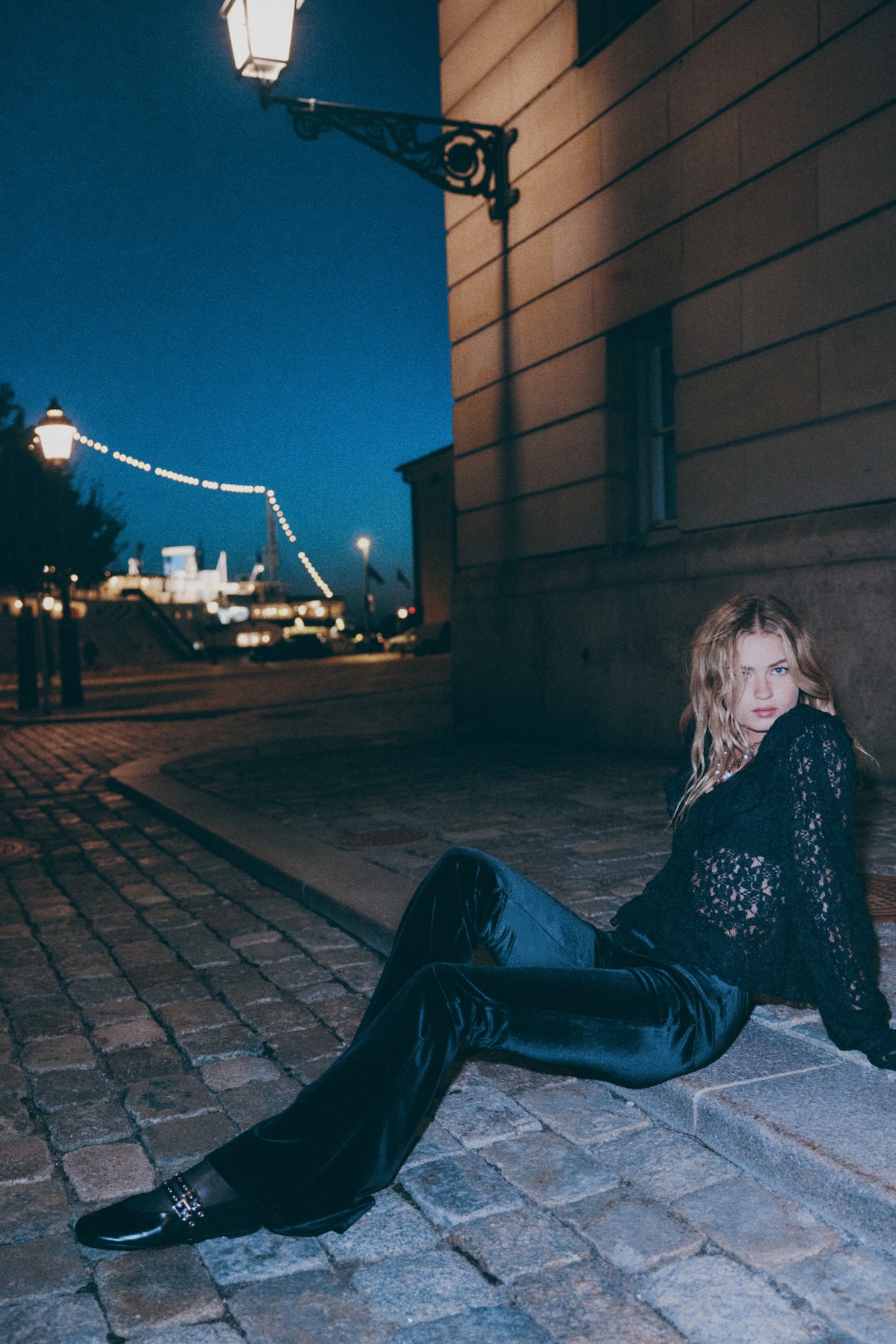 Flared Velour Pants - image 4