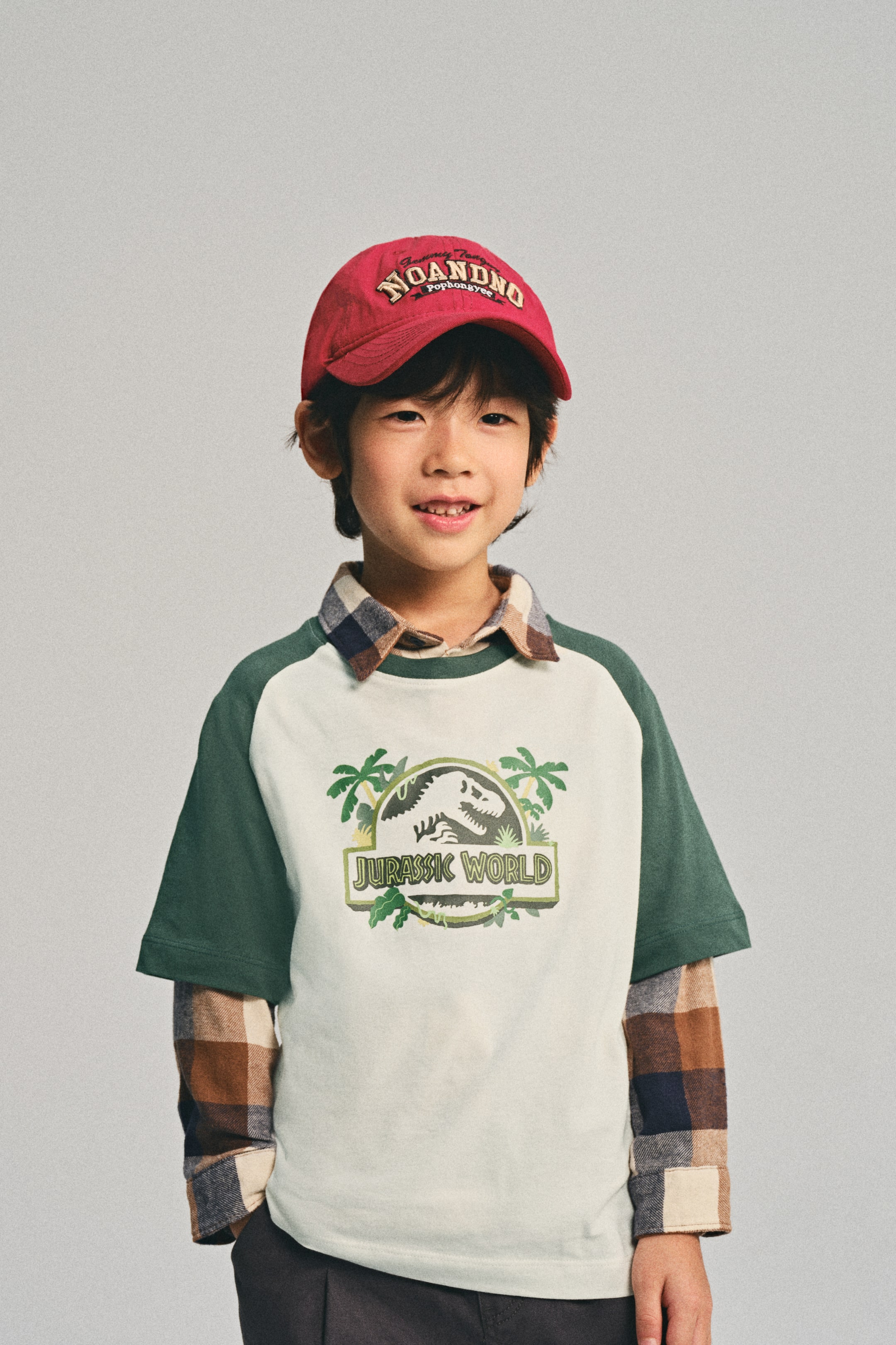 View larger image: Print-motif cotton T-shirt - White/Jurassic World - Kids | H&M SG 1