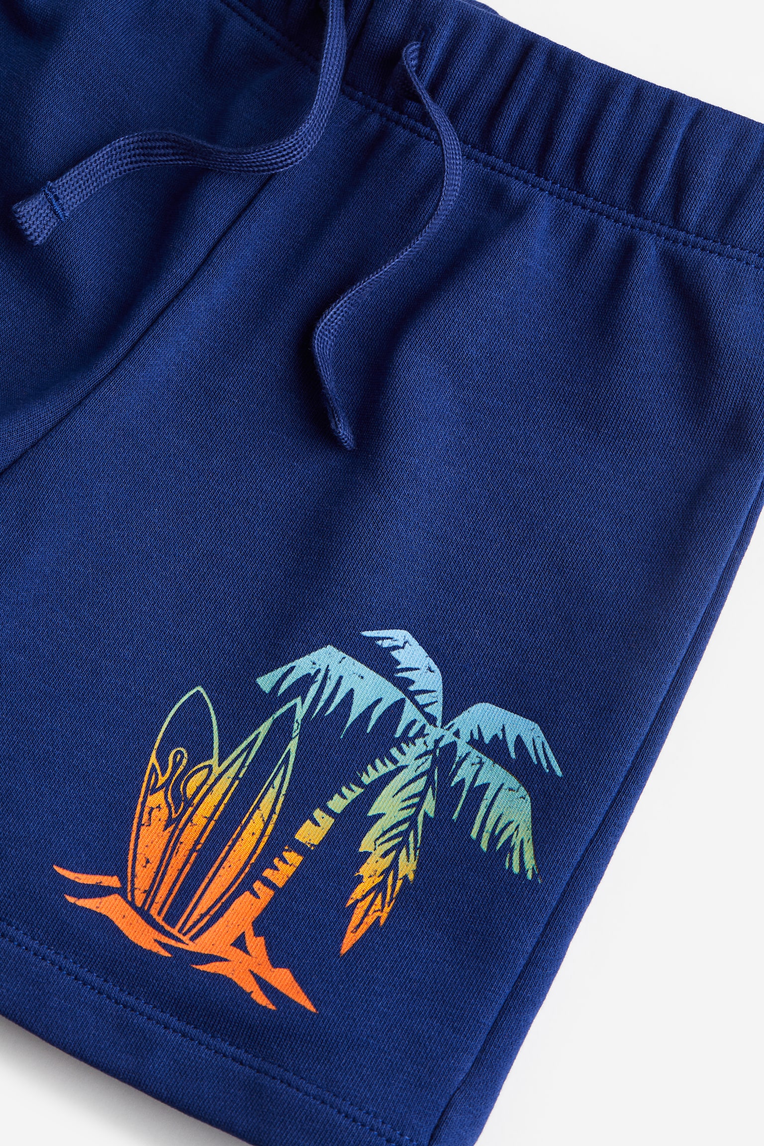 Sweatshirt shorts - Navy blue/Surfboards/Beige/Tropical leaves/Grey marl/Football/Red/World Team/White/Tropical - 2