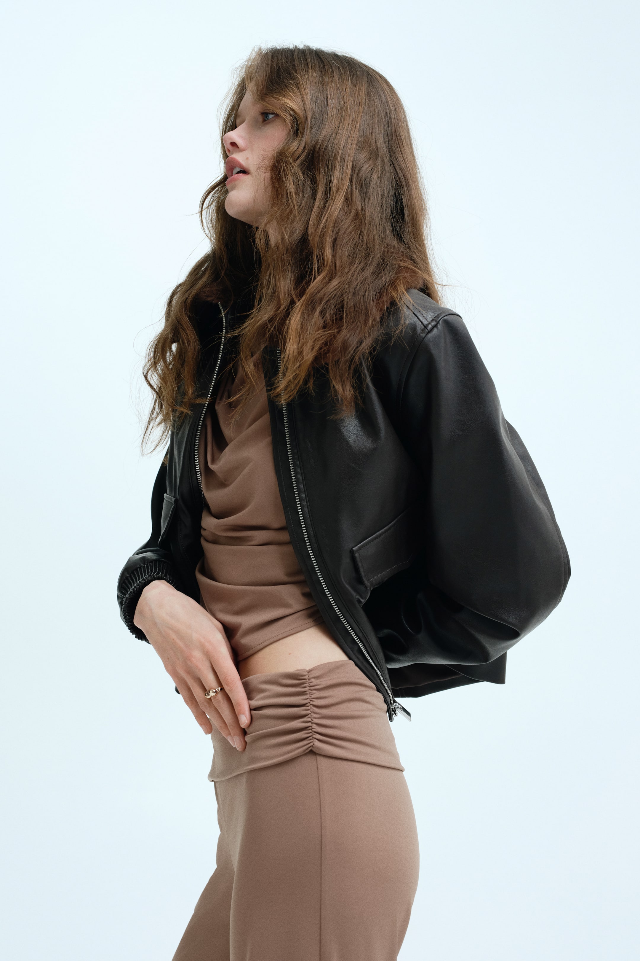 查看大圖: 平紋長褲 - 米色 - Ladies | H&M 2