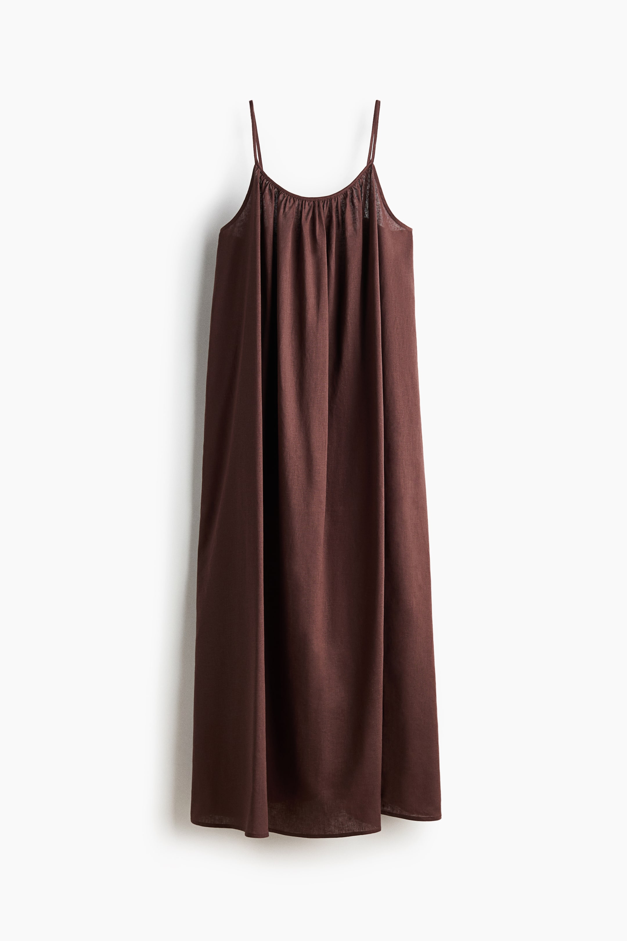 Robe sans fermeture en lin mélangé