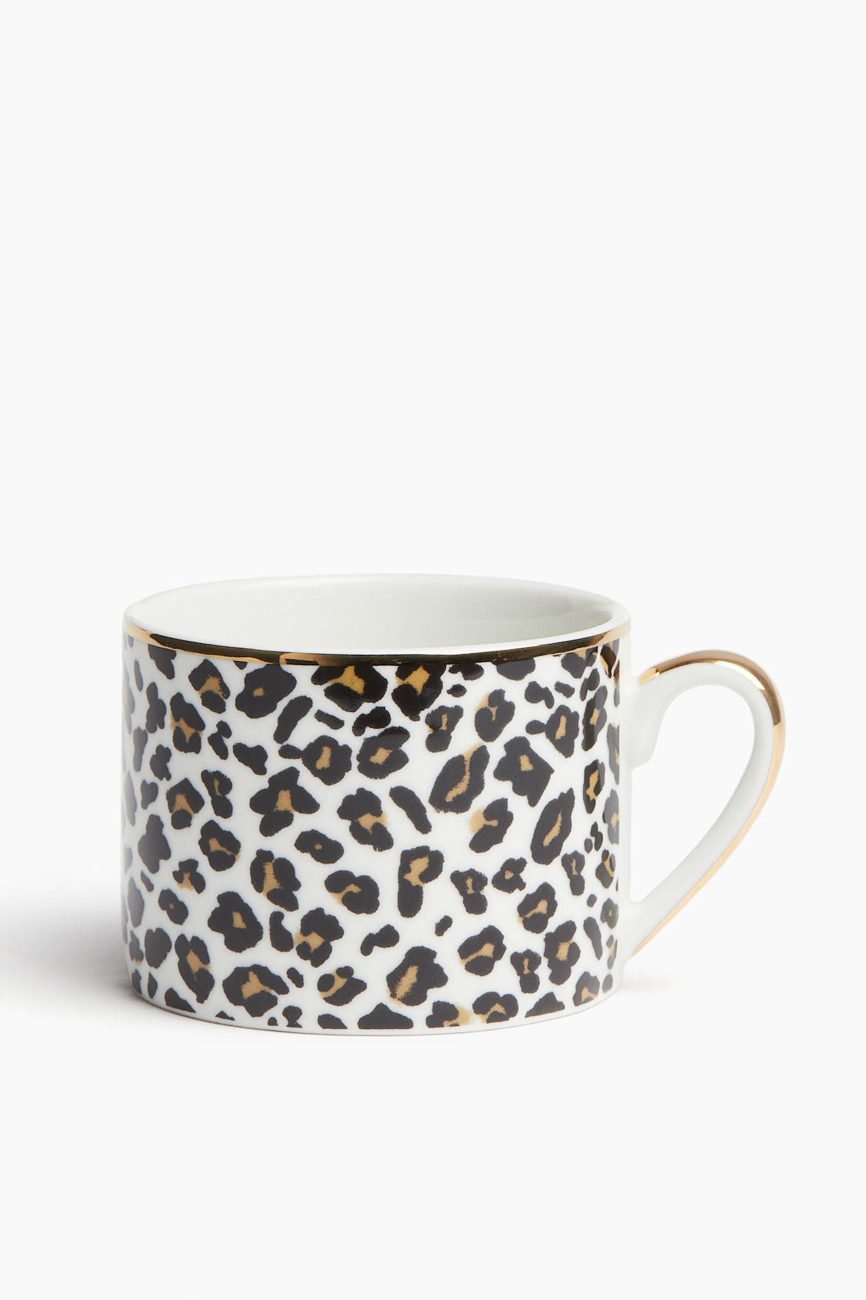 Porzellantasse - Weiß/Leopardenmuster - Home All | H&M DE
