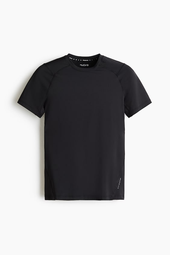 Мужские футболки H&M Compression-Fit Sports T-Shirt with DryMove™