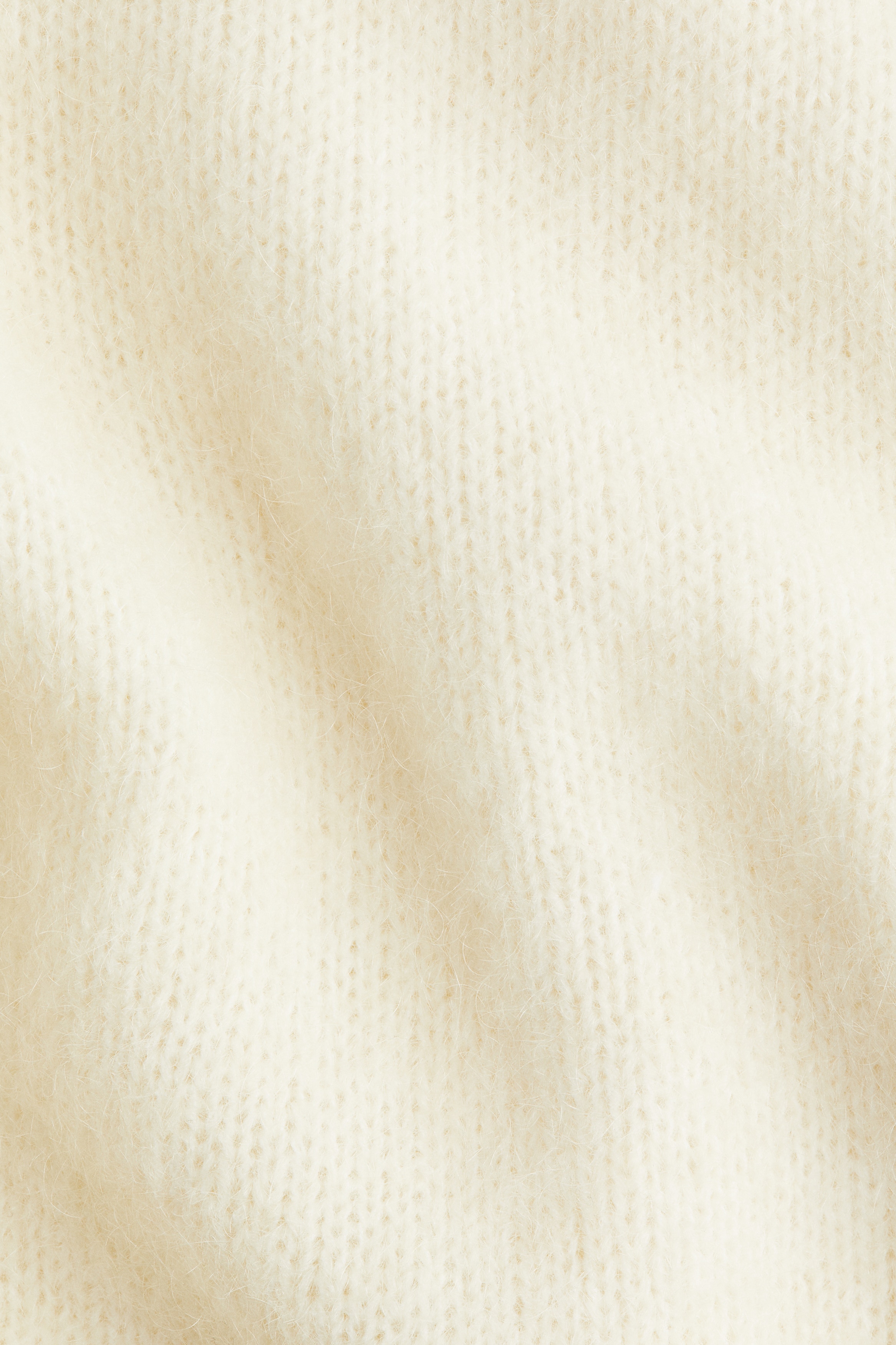 Mohair-blend zip-through cardigan