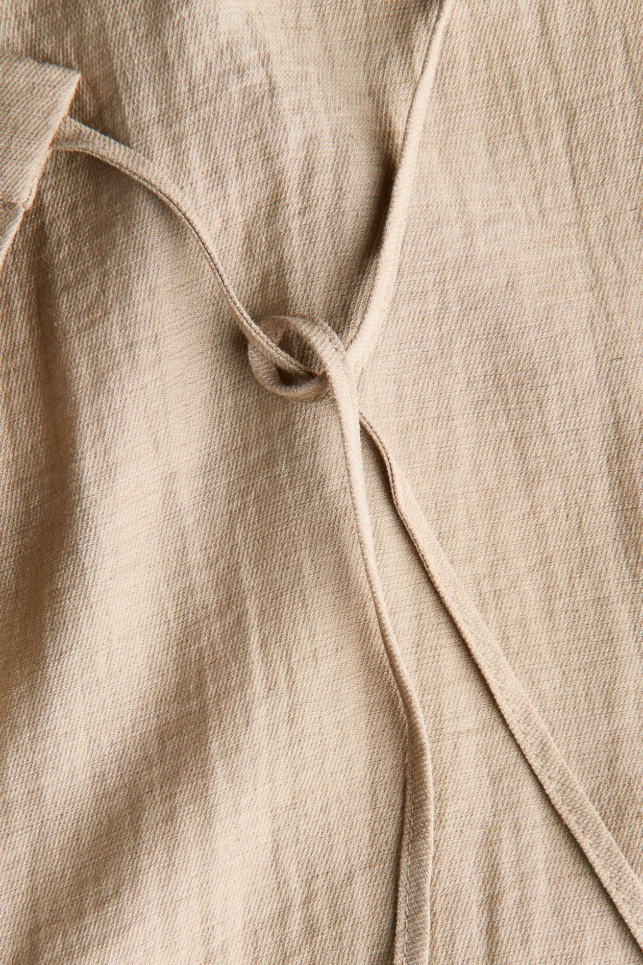 Linen-Blend Wrapover Pants - image 3