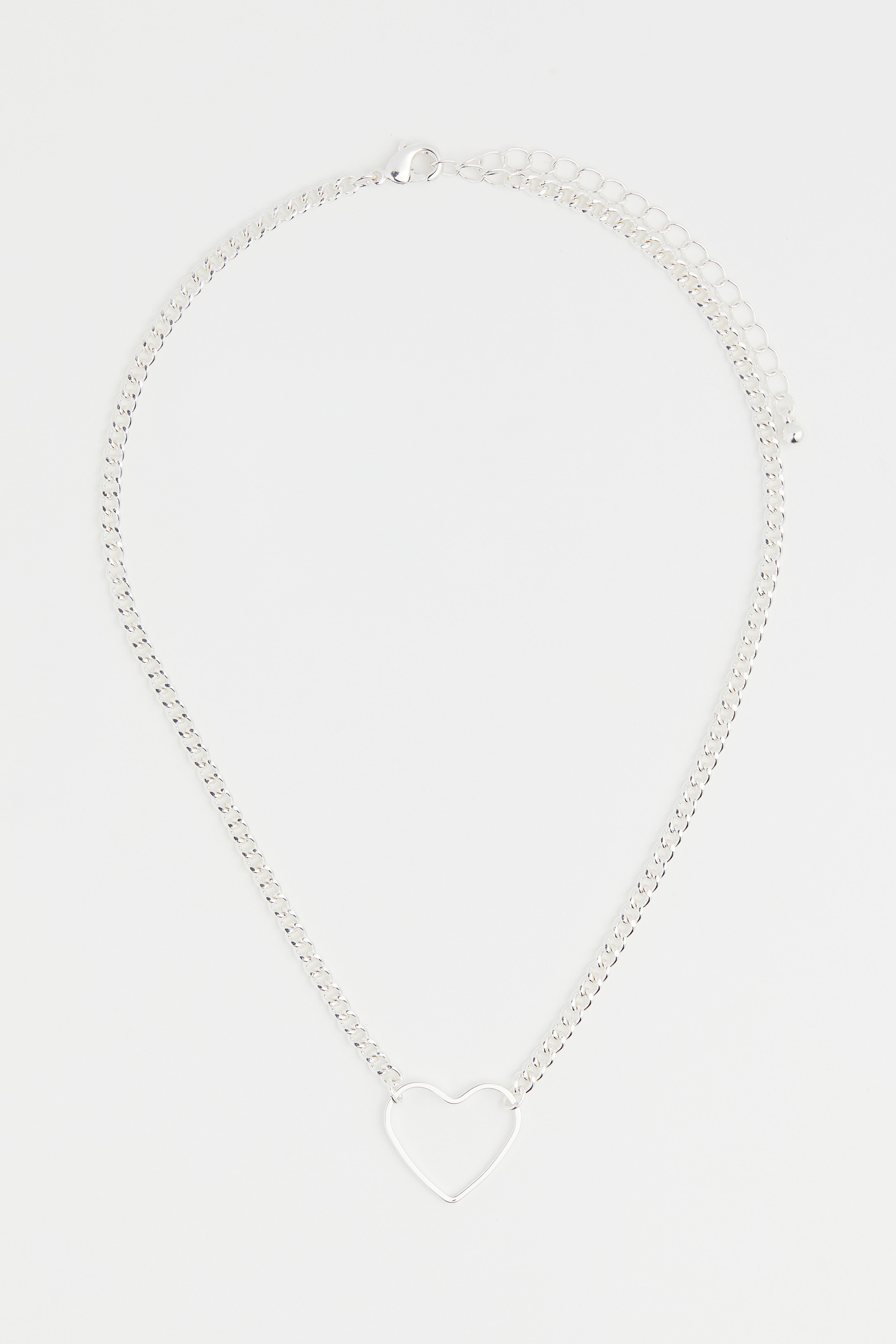 H&m silver necklace best sale