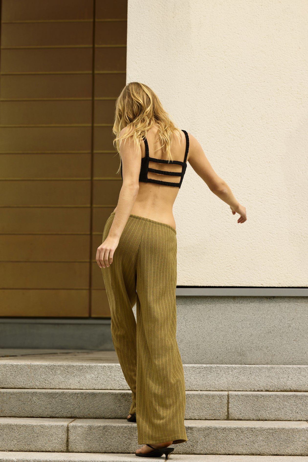 Knit Drawstring Pants - image 4