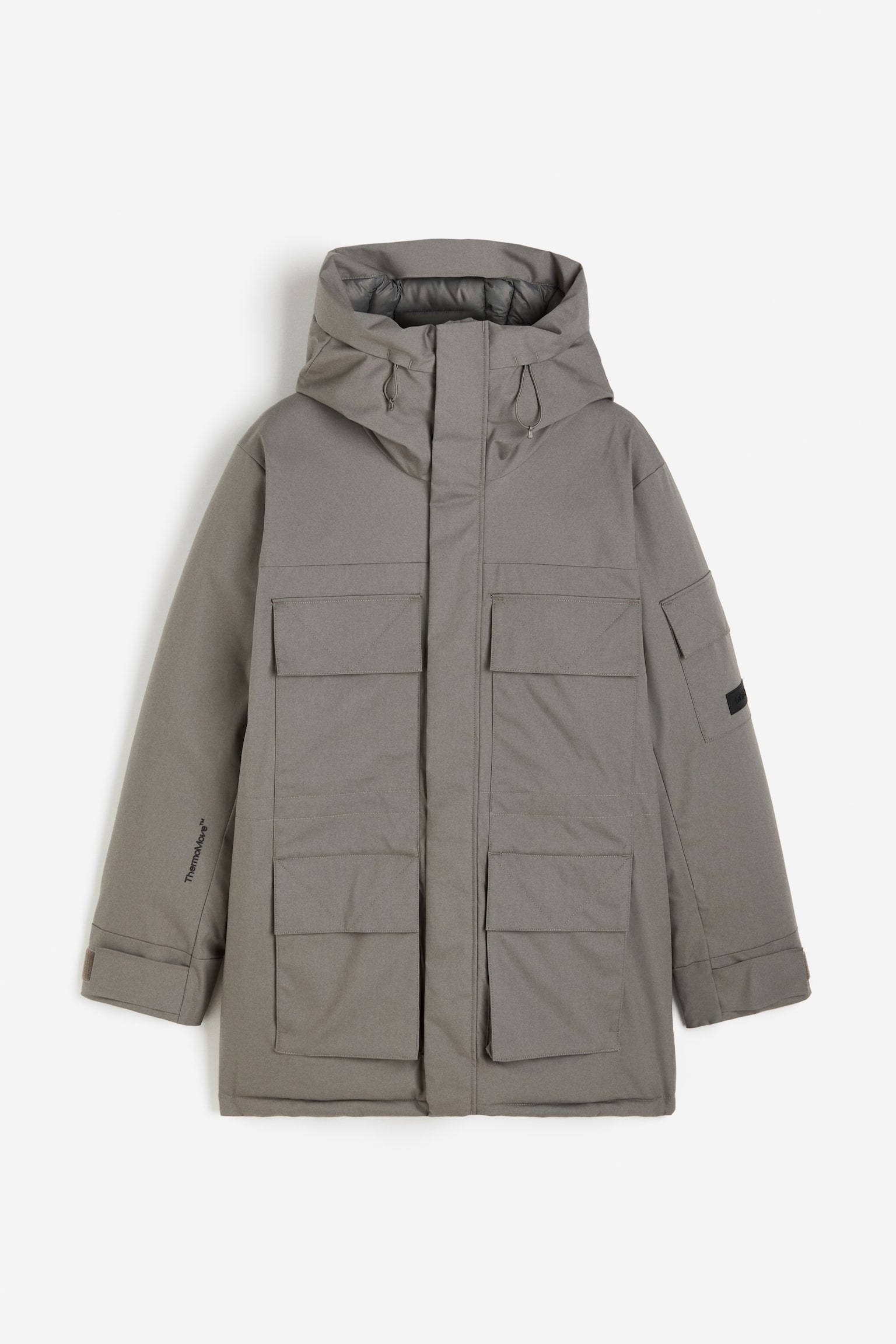 Regular Fit 2-layer insulated parka - Dark grey/Black - 2