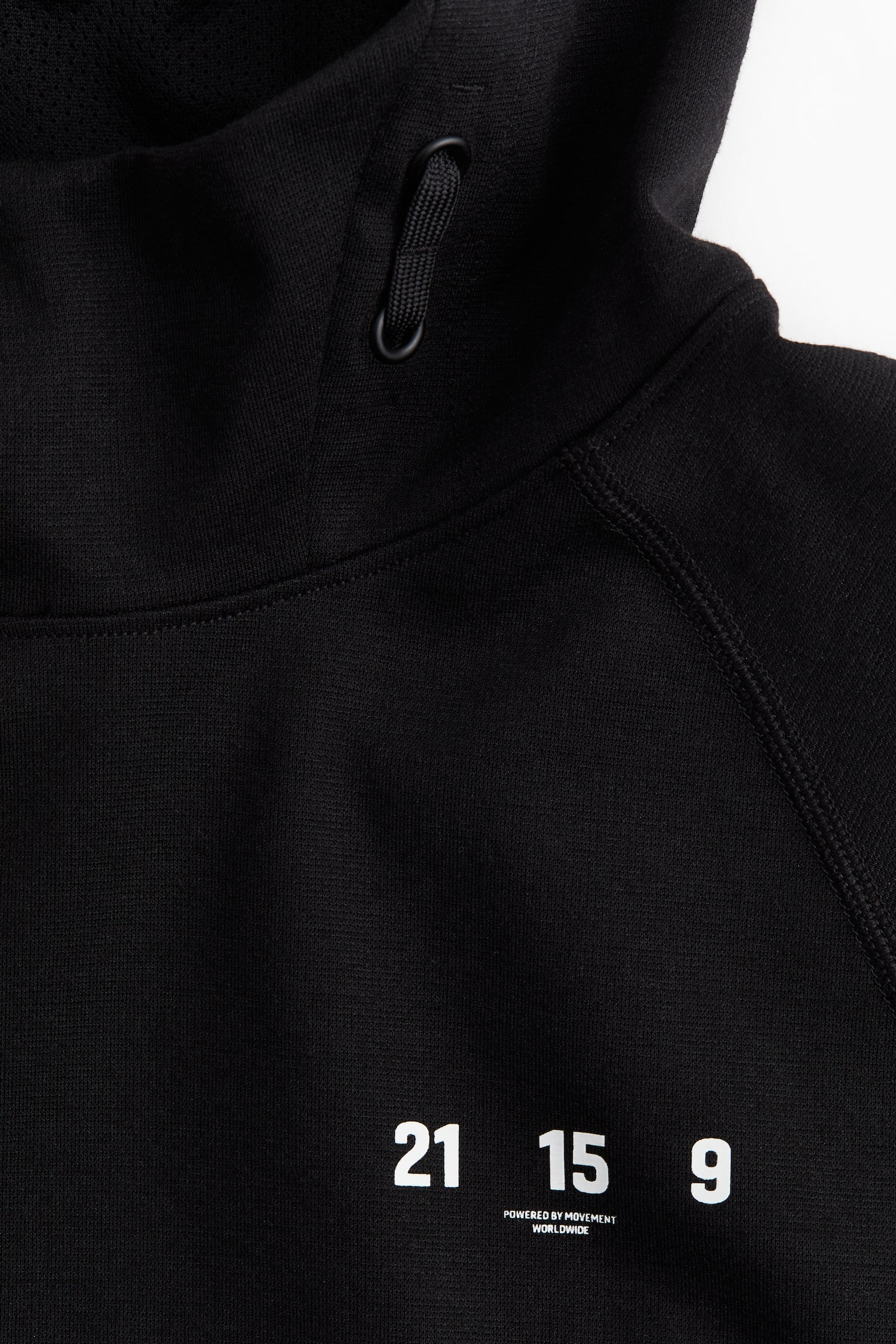 Sports hoodie - Black/White/Navy blue/90 - 7