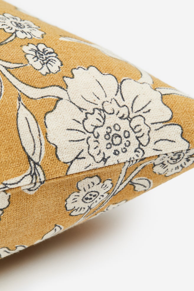 Floral cushion cover - Yellow/Floral/Light blue/Floral/Dark grey/Floral - 2