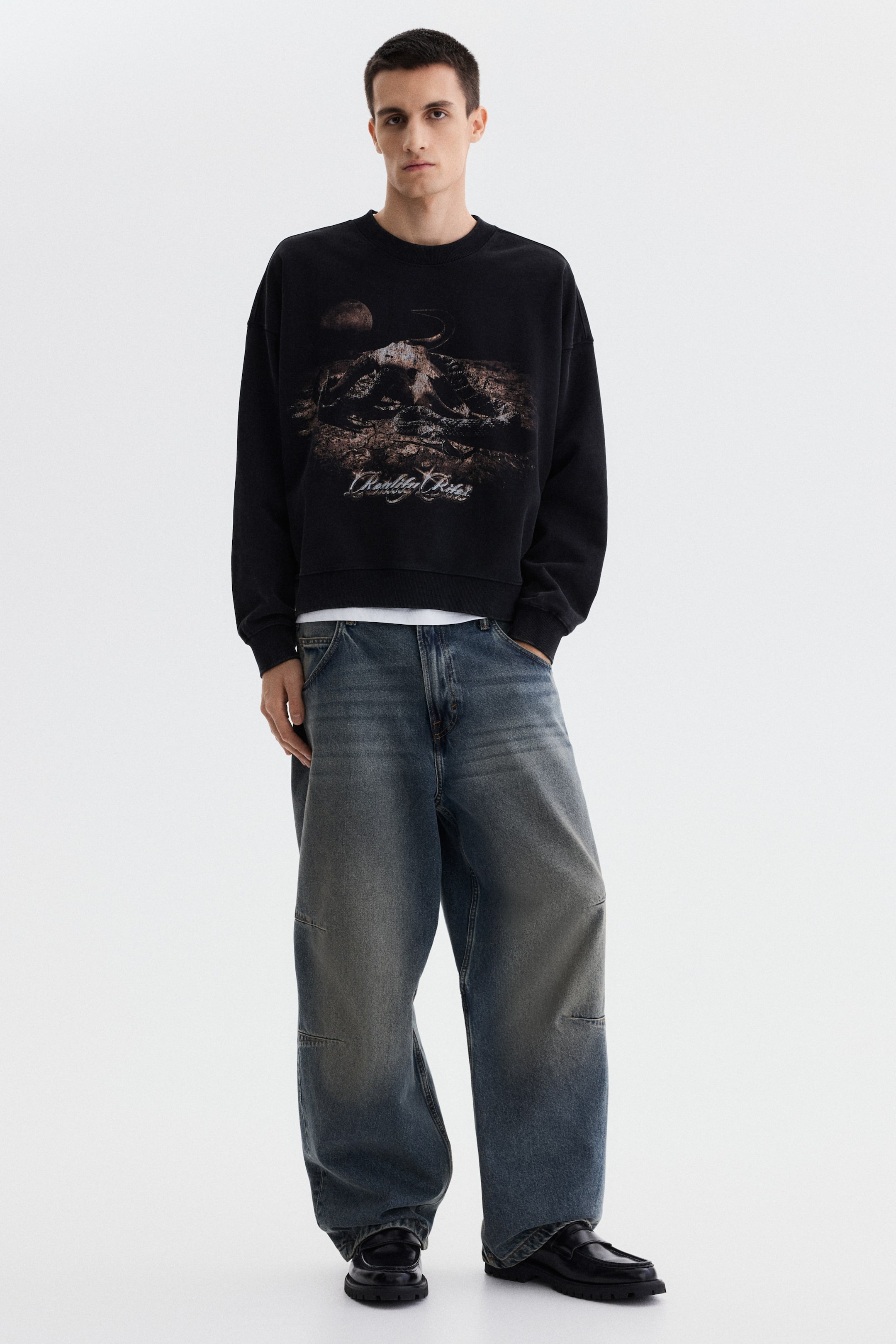 Мужские худи H&M Oversized Sweatshirt — фото 7