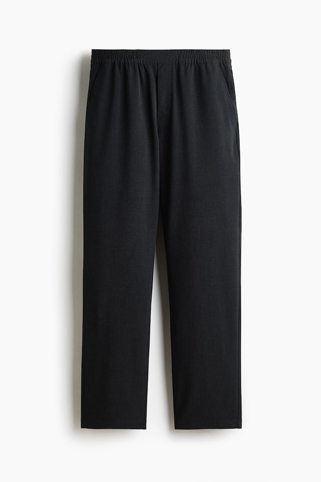 Four-way Stretch Regular Fit Pull-on trousers - Dark grey/Black/Dark brown/Navy blue/Dark brown - 1