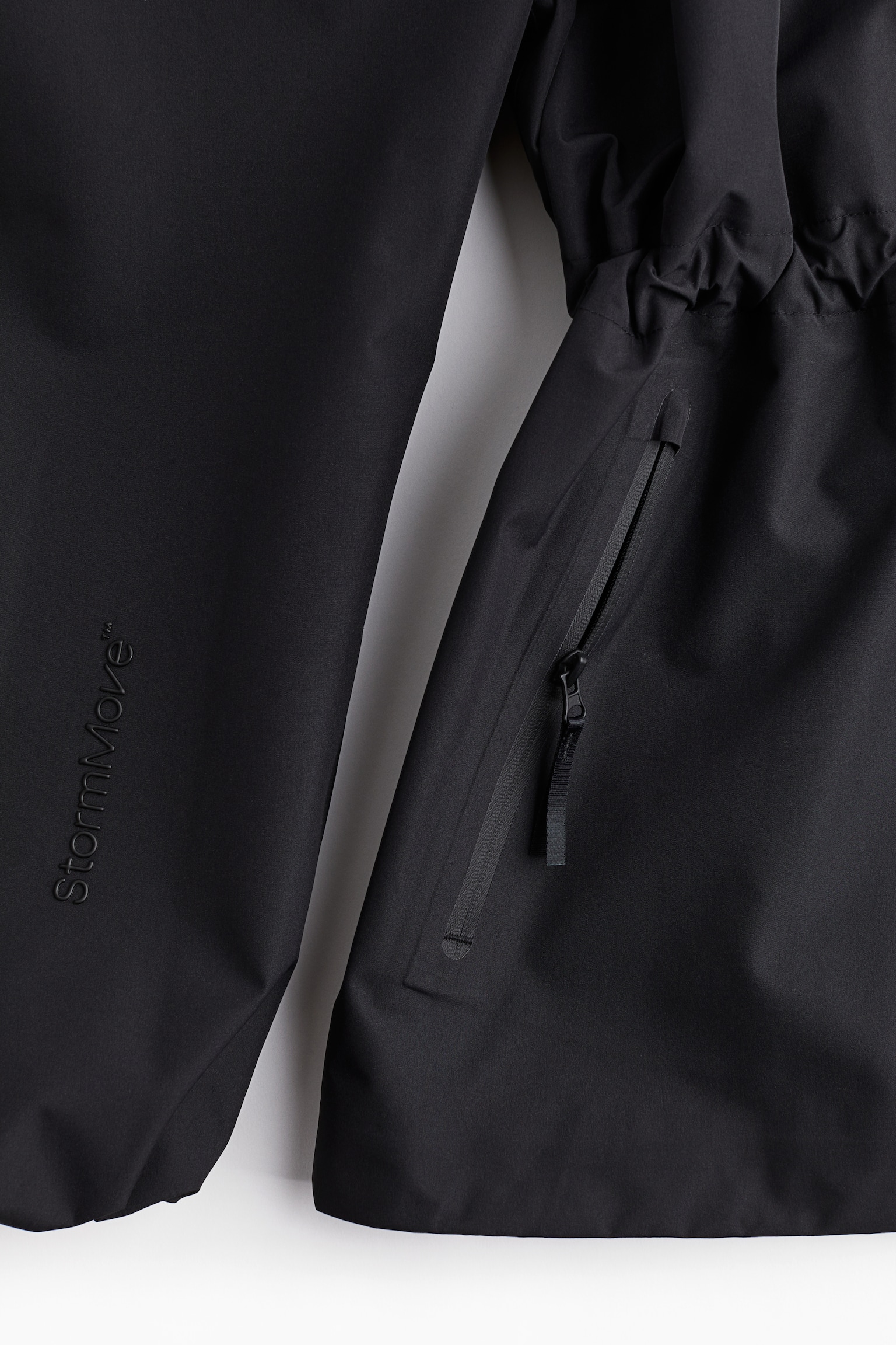 Rain jacket in StormMove™ - Black/Light beige - 10