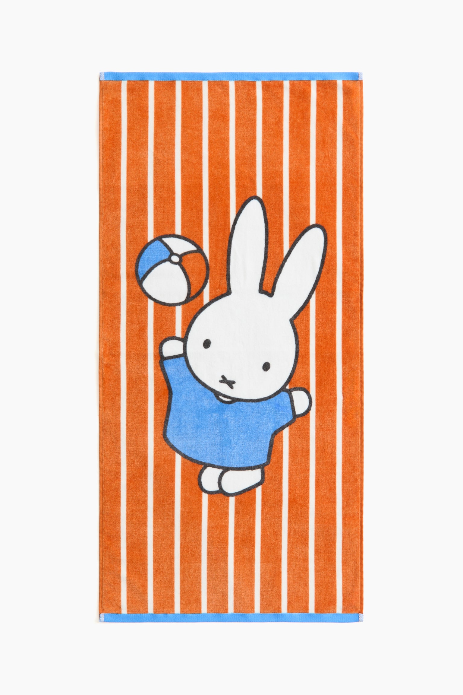 Print-motif terry bath towel - 1