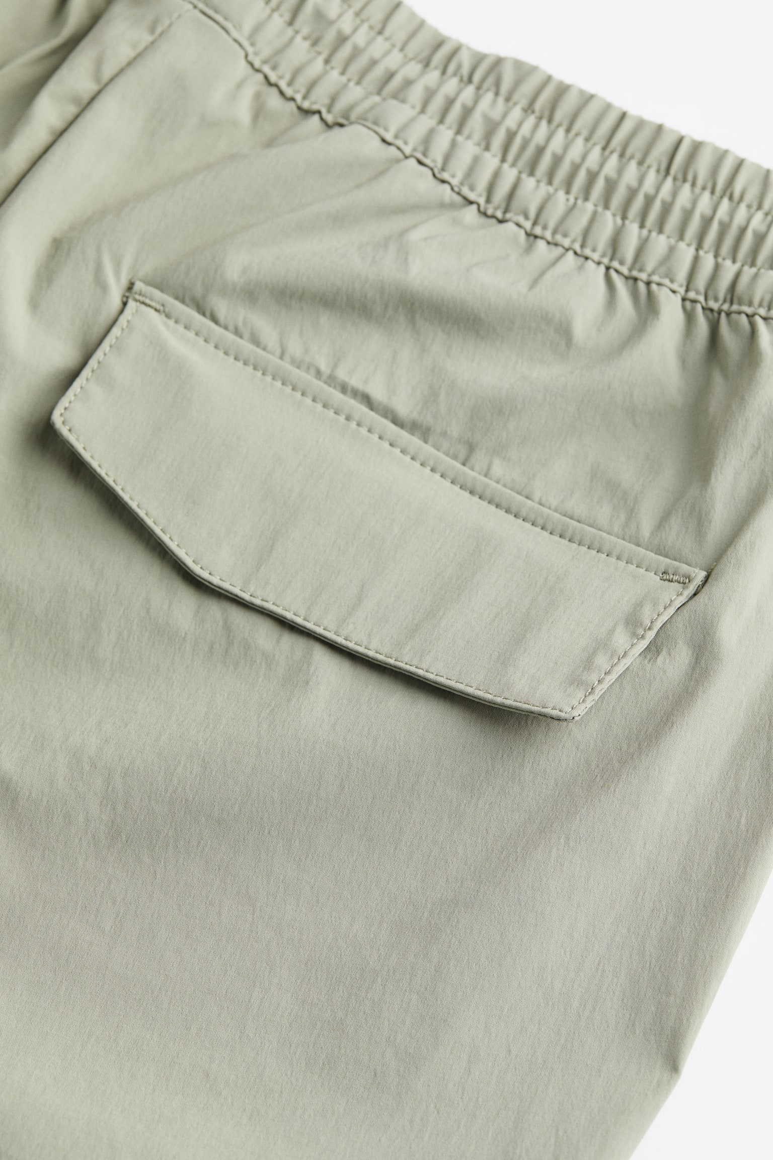 Relaxed Fit Nylon cargo trousers - Light sage green - 3