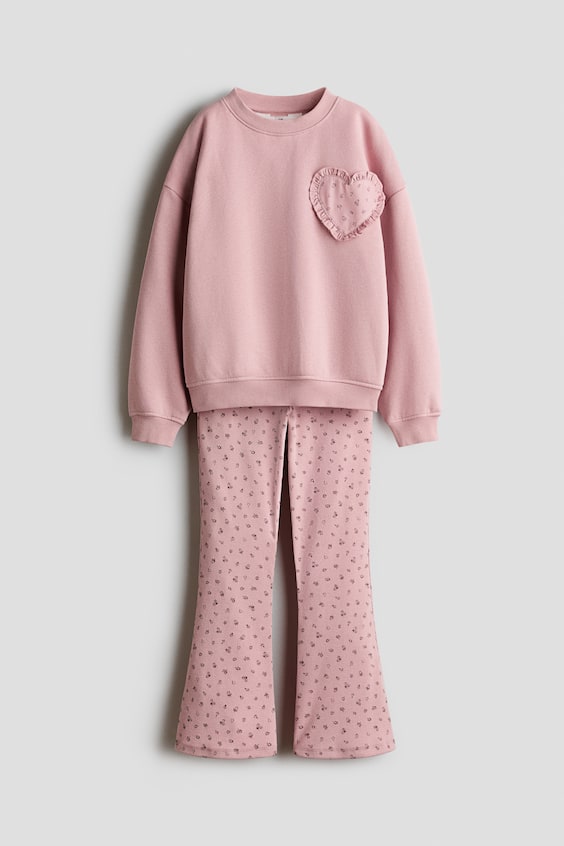 Детские топы H&M 2-Piece Appliquéd Set