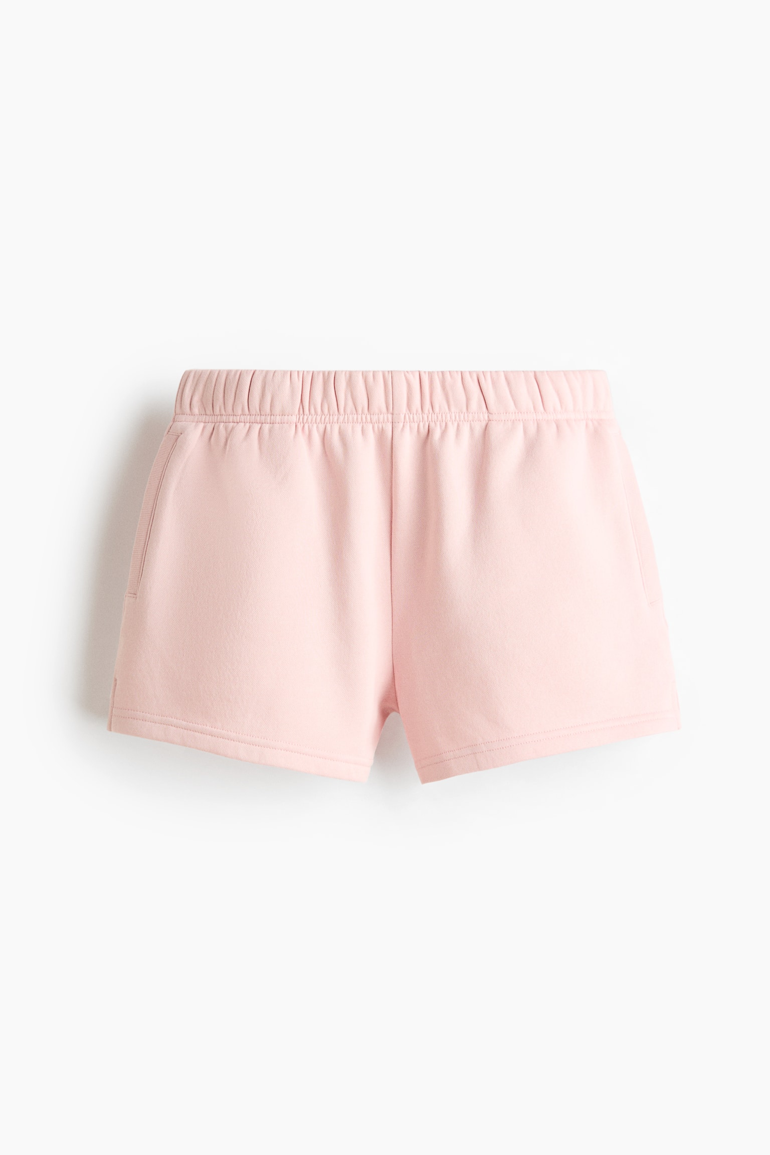 Shorts en french terry - Rosa claro/Amarillo claro/Negro - 1