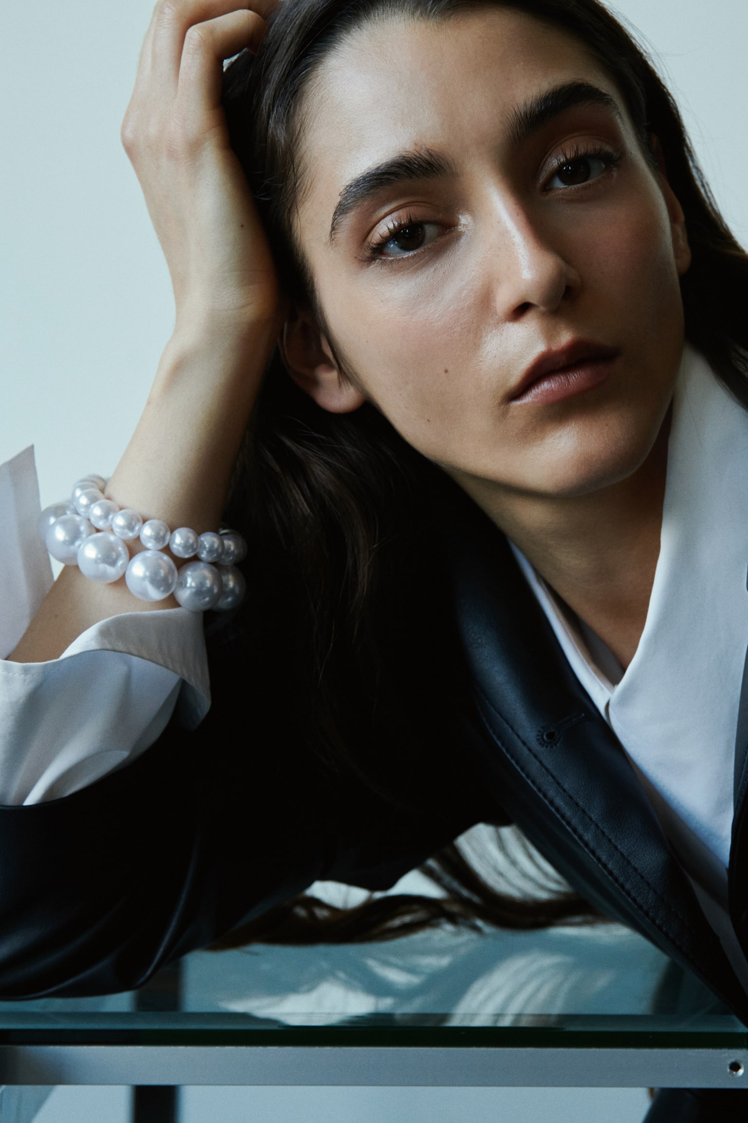 Set van 2 kralenarmbanden - Wit - 3