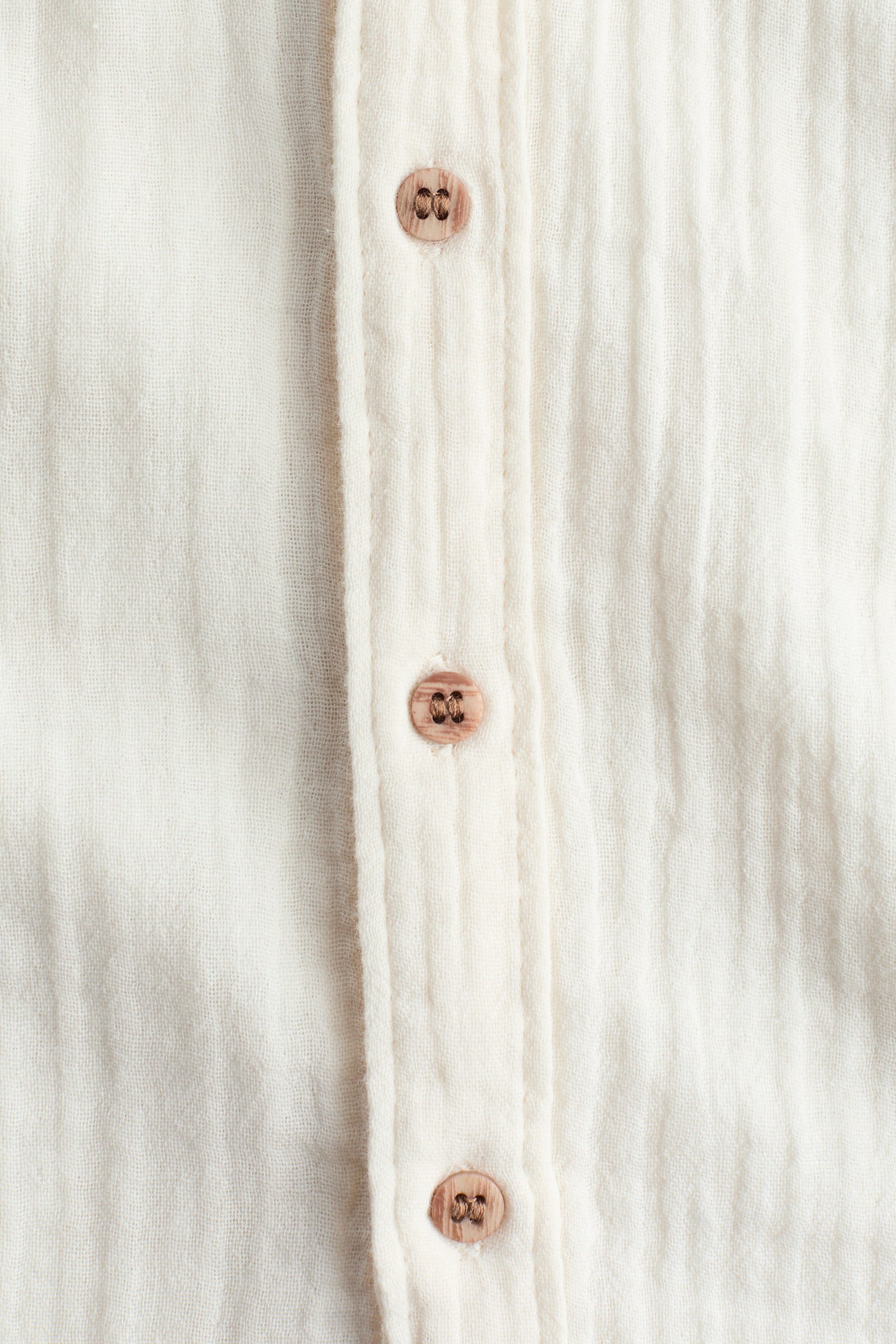 Chemise en mousseline de coton - Crème/Bleu ancien - 2