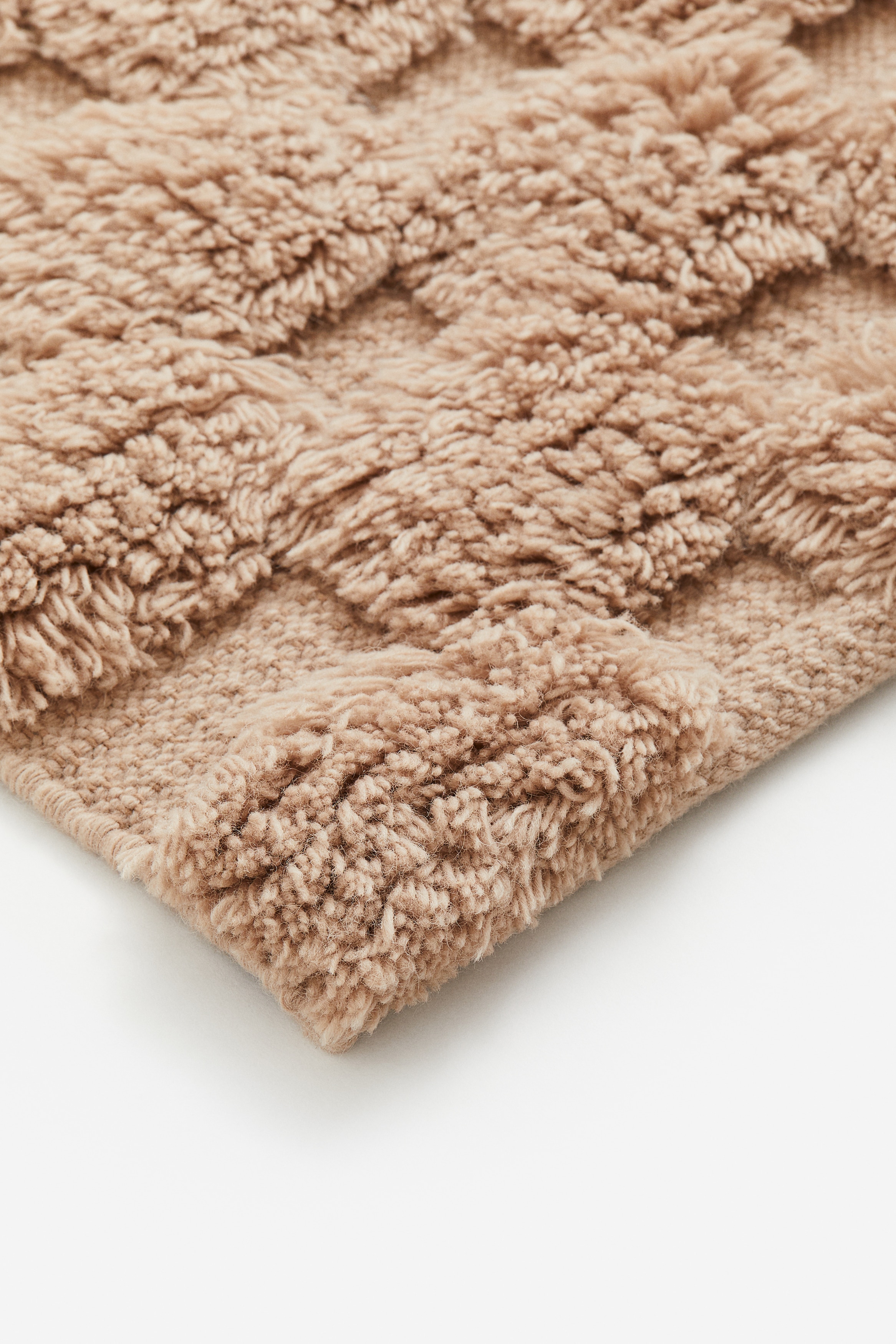 Tufted-pattern Wool-blend Rug