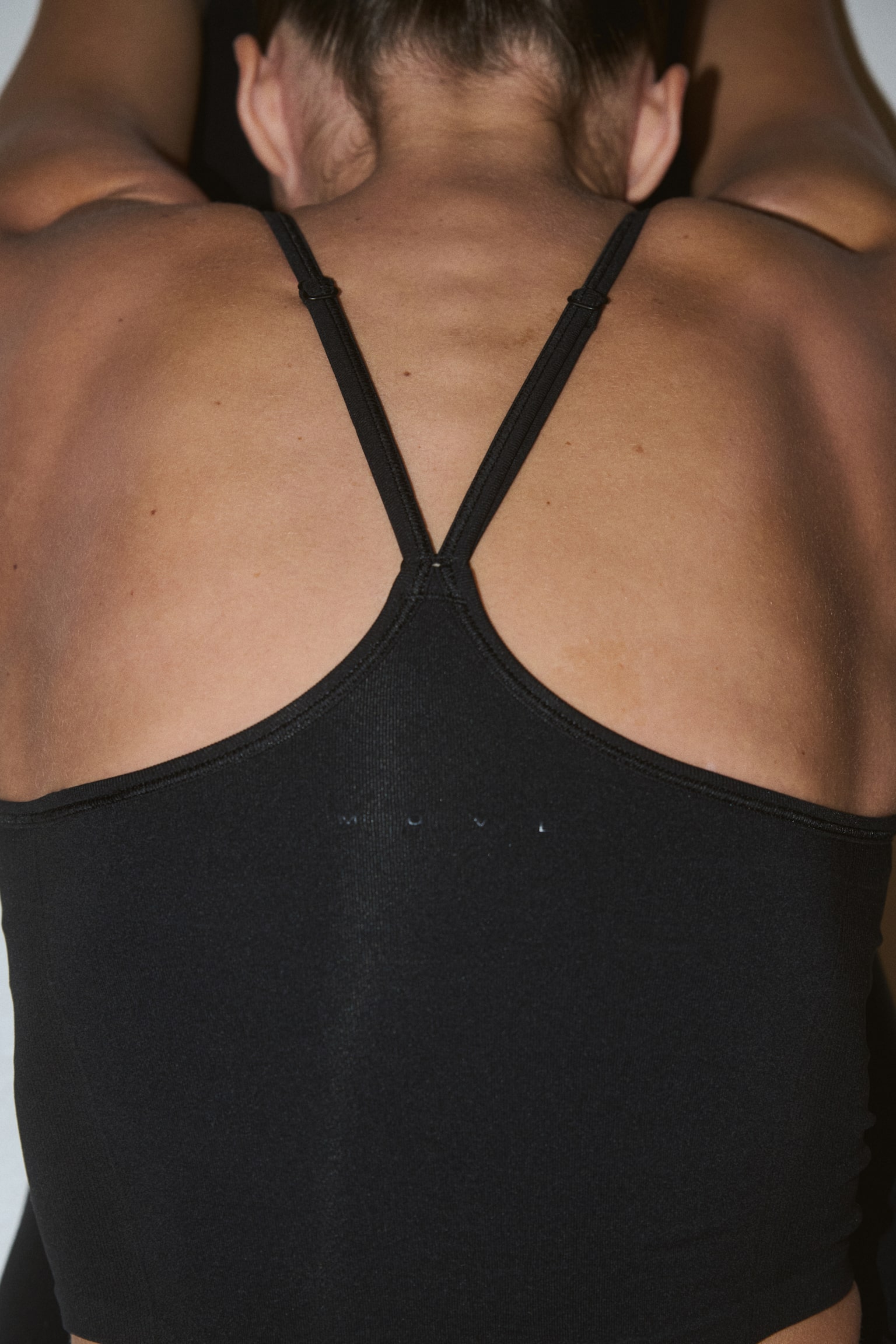 Seamless Sports top with DryMove™ - Black/Brown/Dark grey/Light turquoise - 5