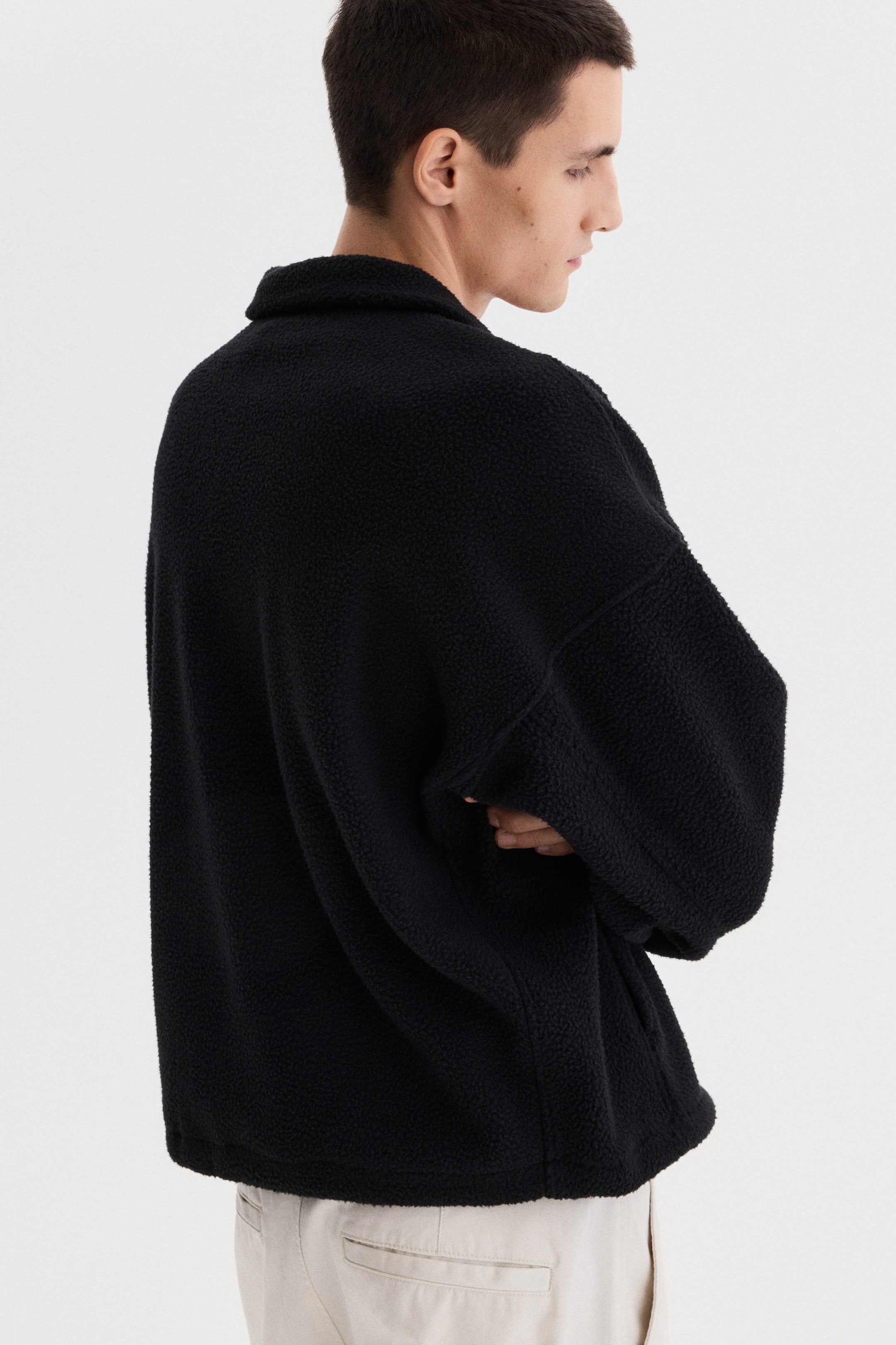 Мужские куртки H&M Teddy Fleece Jacket — фото 5
