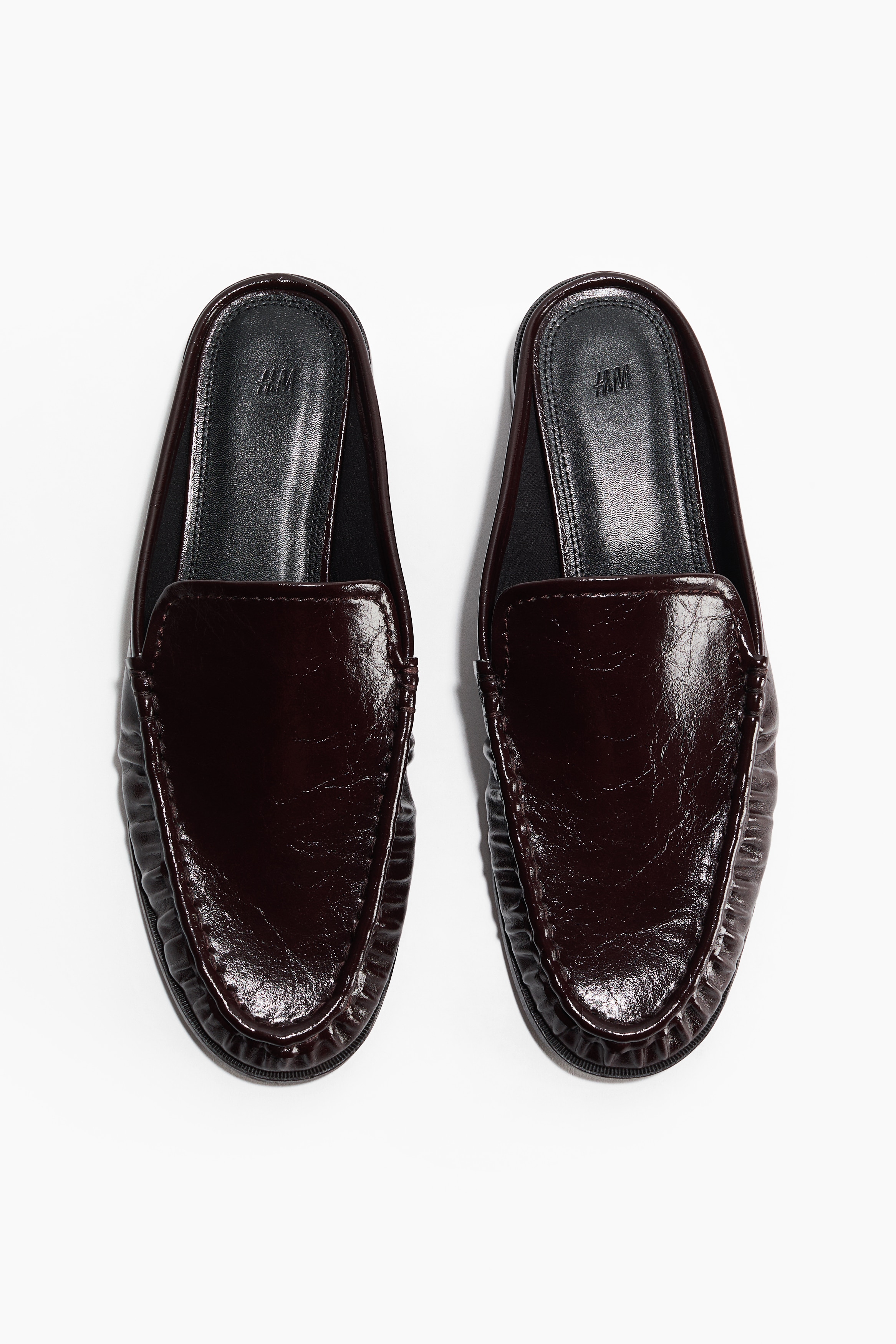 Mules estilo mocasín - Burdeos/Burdeos