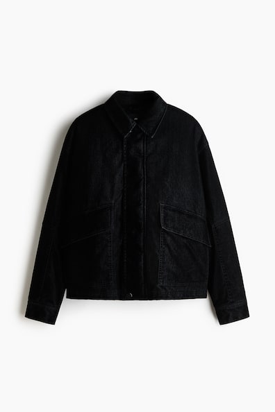Flocked padded workwear jacket