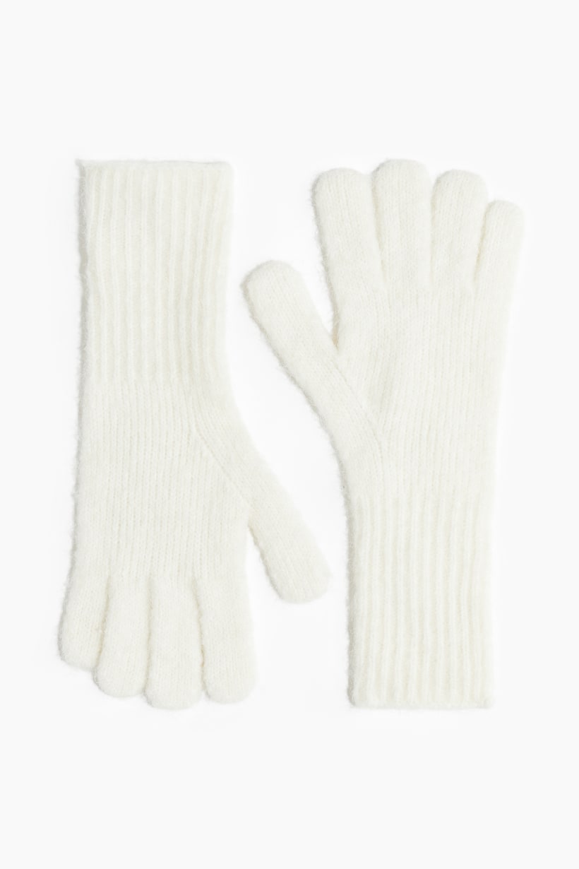 Women's Gloves Leather, Fingerless Cashmere H&M IN