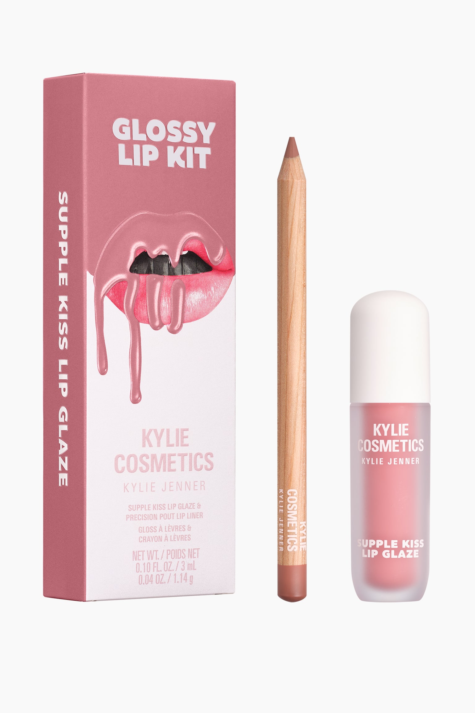 Glossy Lip Kit - 808 Kylie/355 Comes Naturally/811 Candy Pink/703 Dolce K/612 Espresso/717 Coconut 2.0 - 2