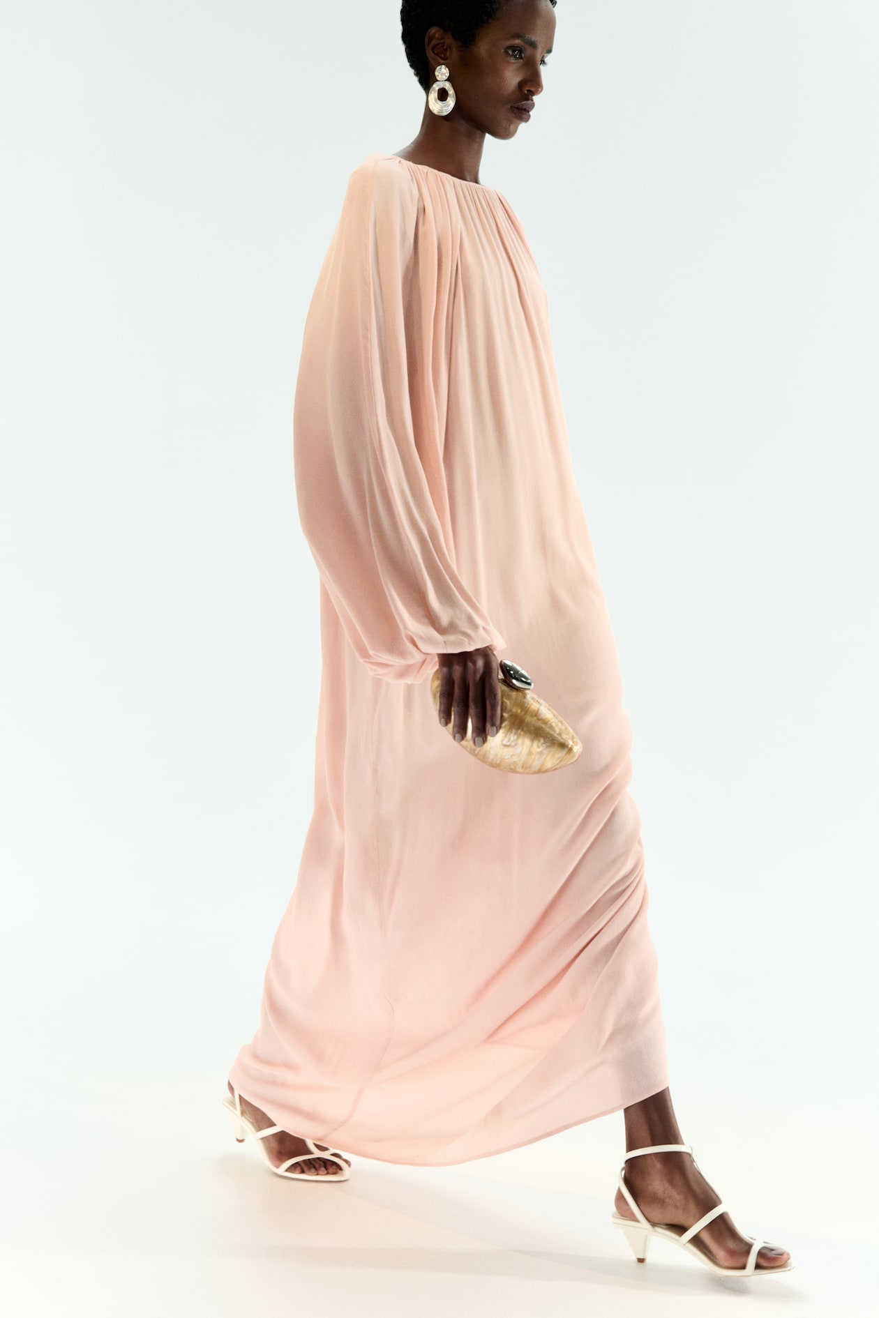 Draped Maxi Dress - image 3