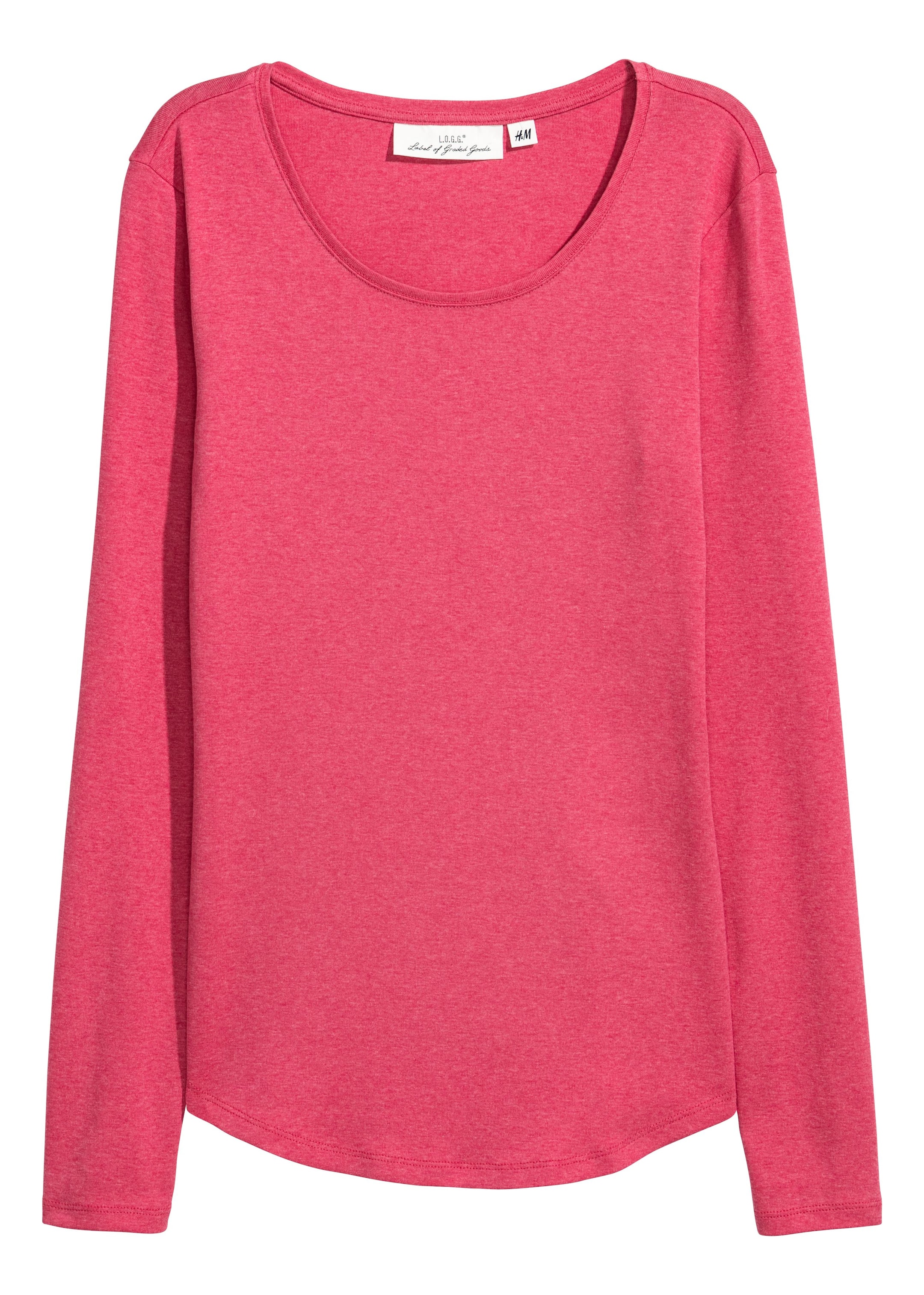 Top à manches longues Fuchsia chiné FEMME H&M CH