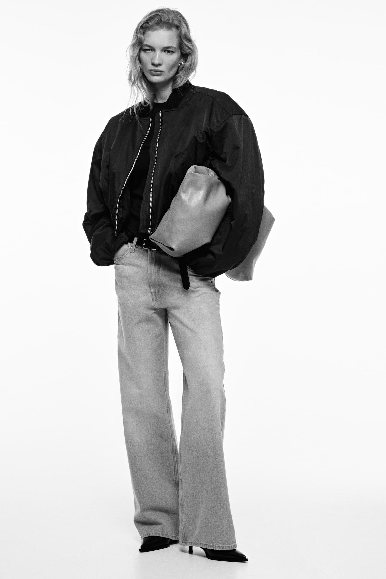 Wide High Jeans - Denim grey/Dark denim blue/Washed black/Navy denim blue/Dark denim blue/White/Dark denim blue/Black/Denim blue/Light denim blue/Denim blue/Dark grey/Black/Light denim blue/White - 1