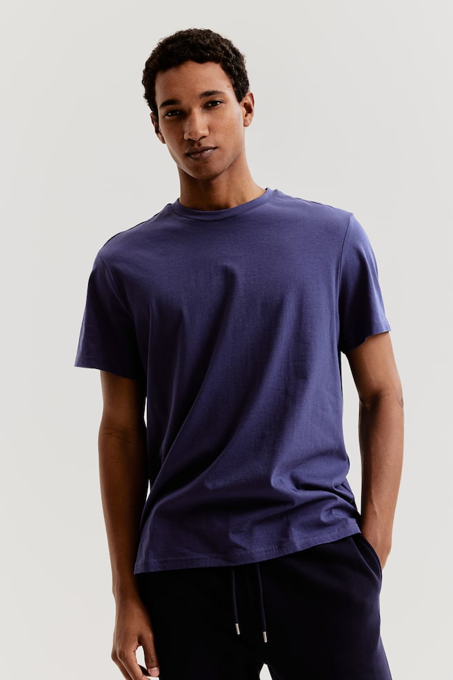 Regular Fit T-shirt - Dark blue/White/Black/Grey marl/dc/dc/dc/dc/dc/dc/dc - 1