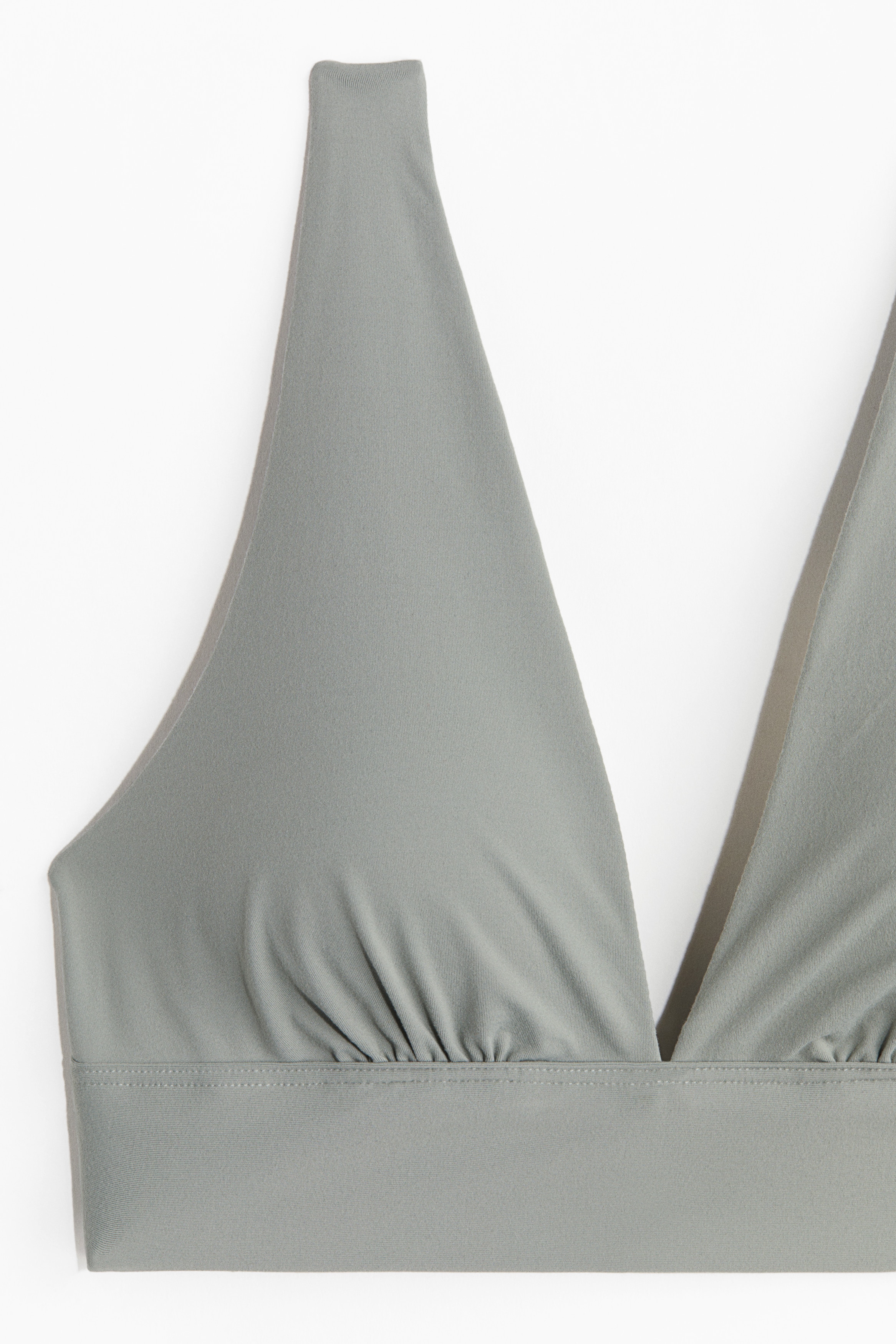 Padded soft microfibre bra