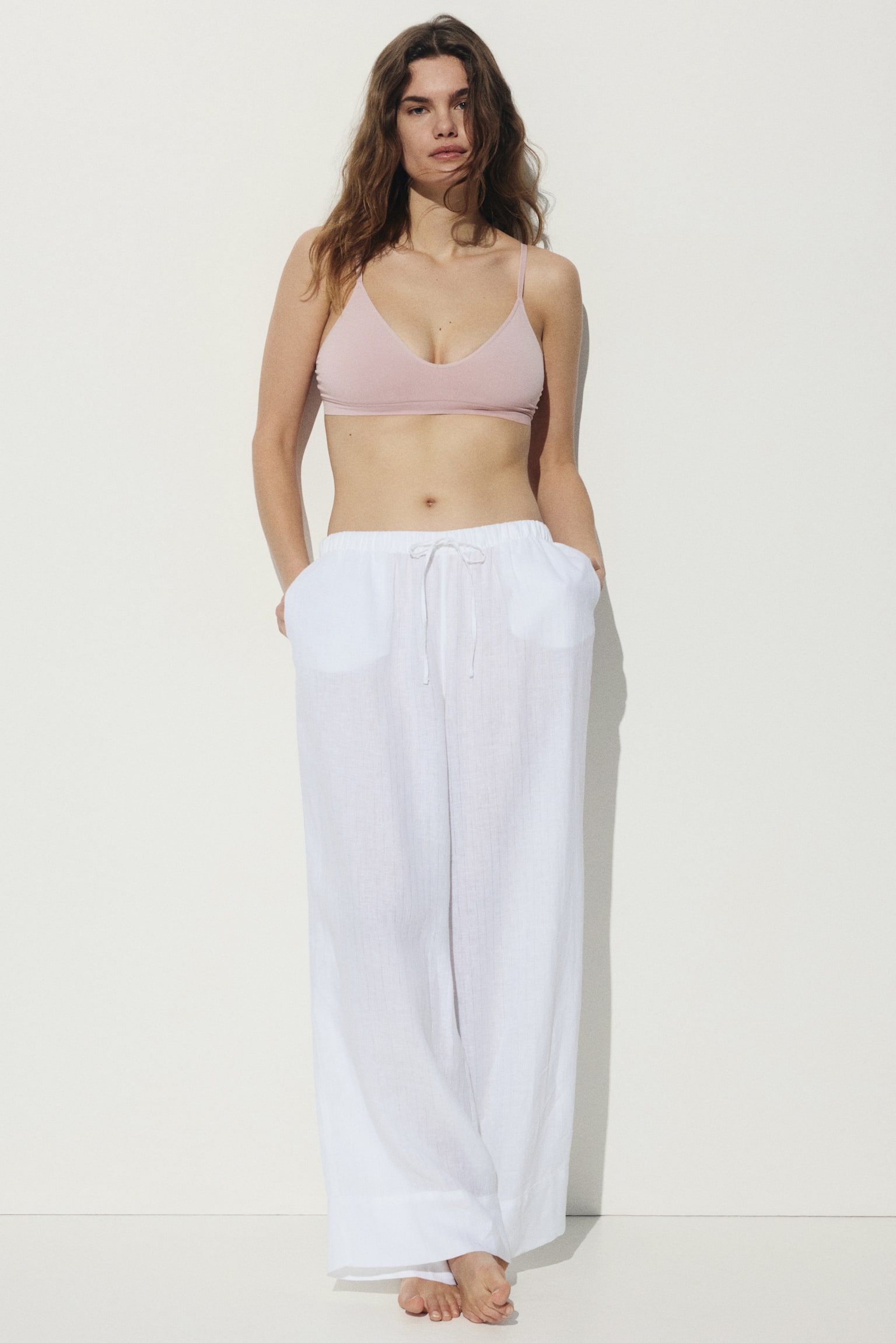 חזייה רכה מרופדת Seamless - ורוד בהיר/בז' בהיר/Black/כחול כהה/חום כהה/לבן/ורוד מאובק - 4